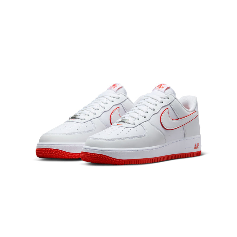Nike Air Force 1 '07 Shoes 'White/Picante Red'
