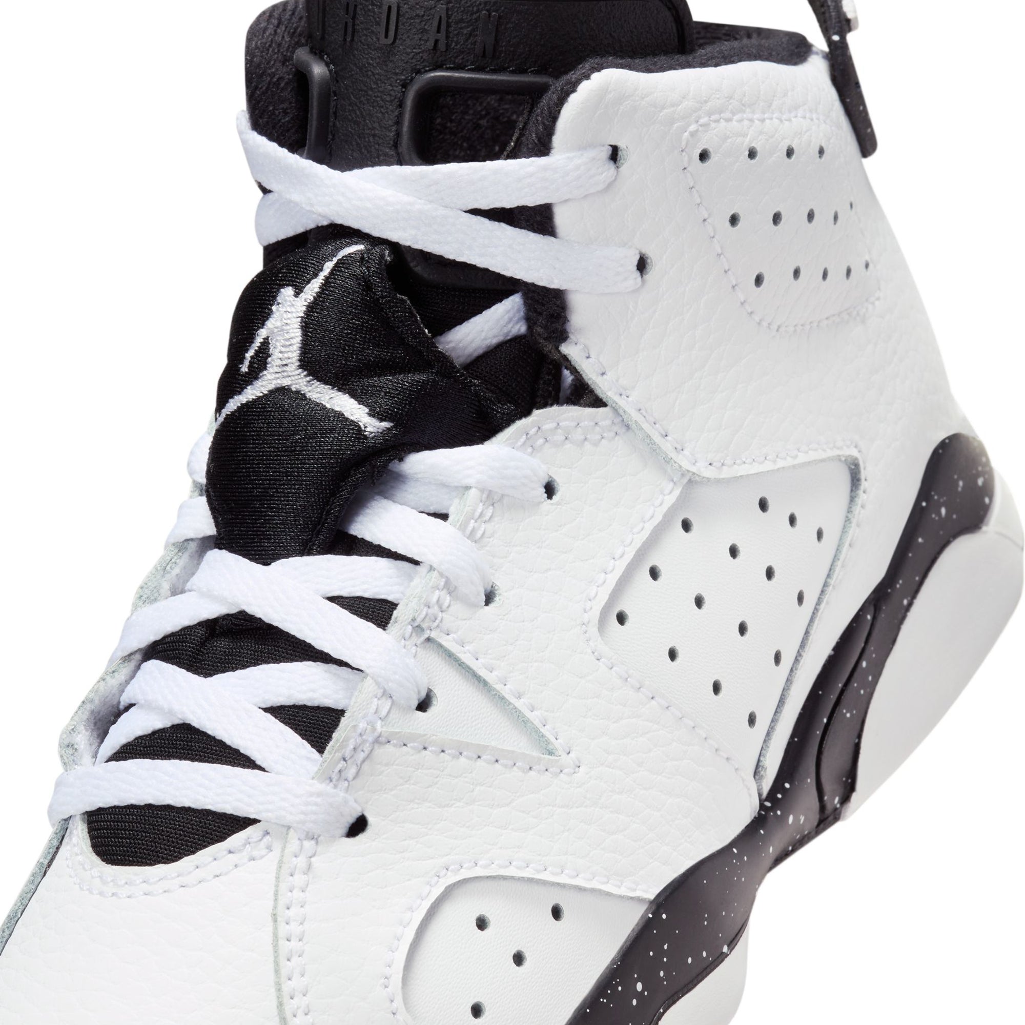 Air Jordan 6 Little Kids Retro Low "Reverse Oreo" Shoes