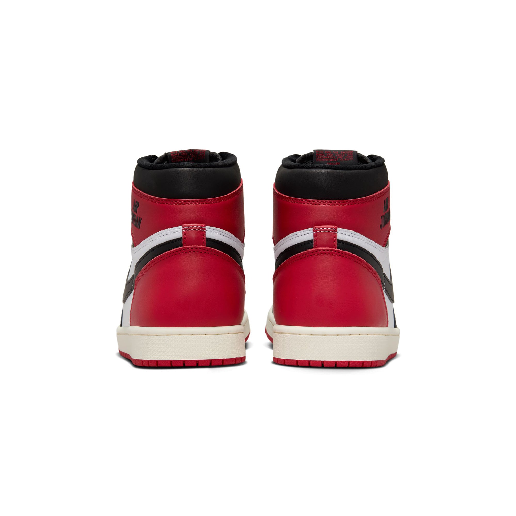 Air Jordan 1 Mens High OG "Black Toe Reimagined" Shoes