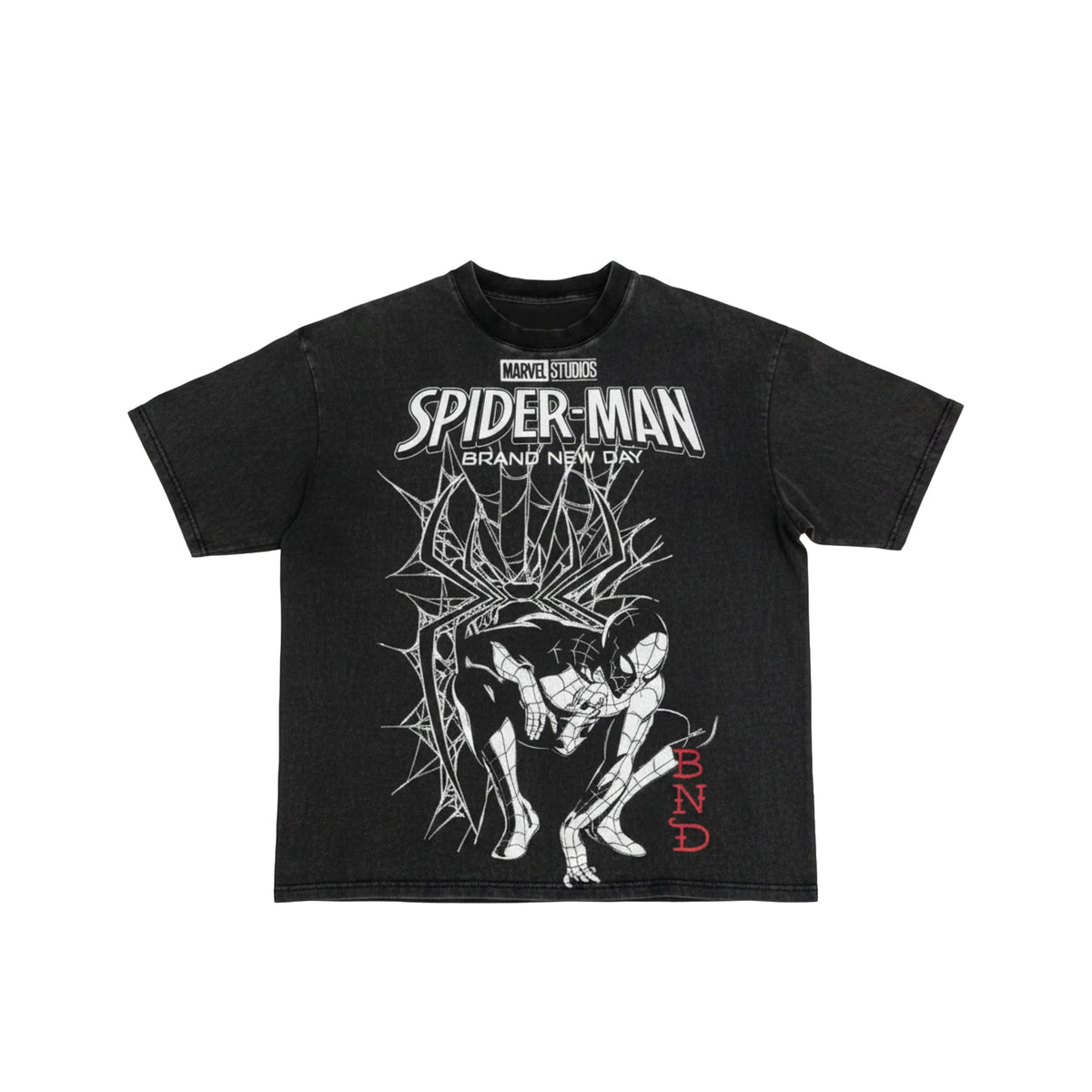 Ed Hardy Mens Heart Web Washed Boxy Tee