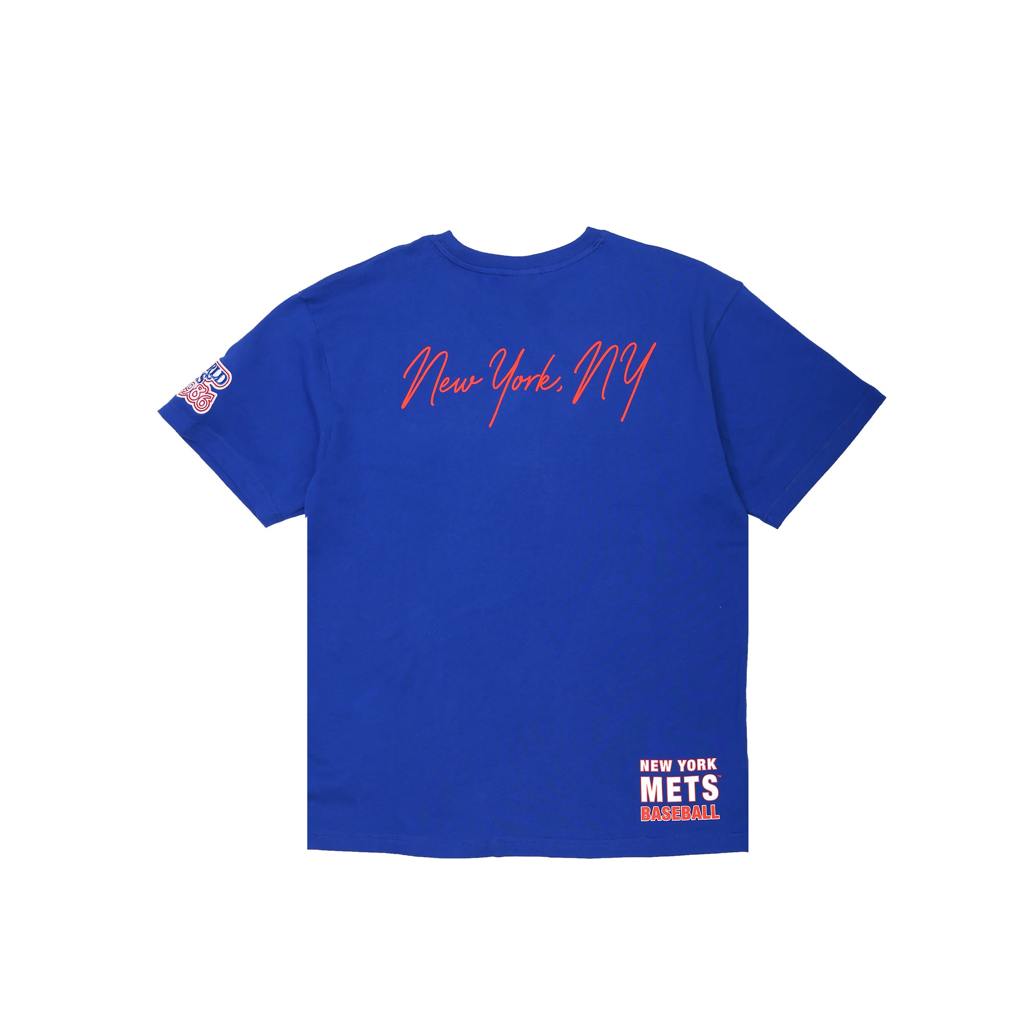 Mitchell & Ness Mens MLB New York Mets Double Clutch Premium Tee