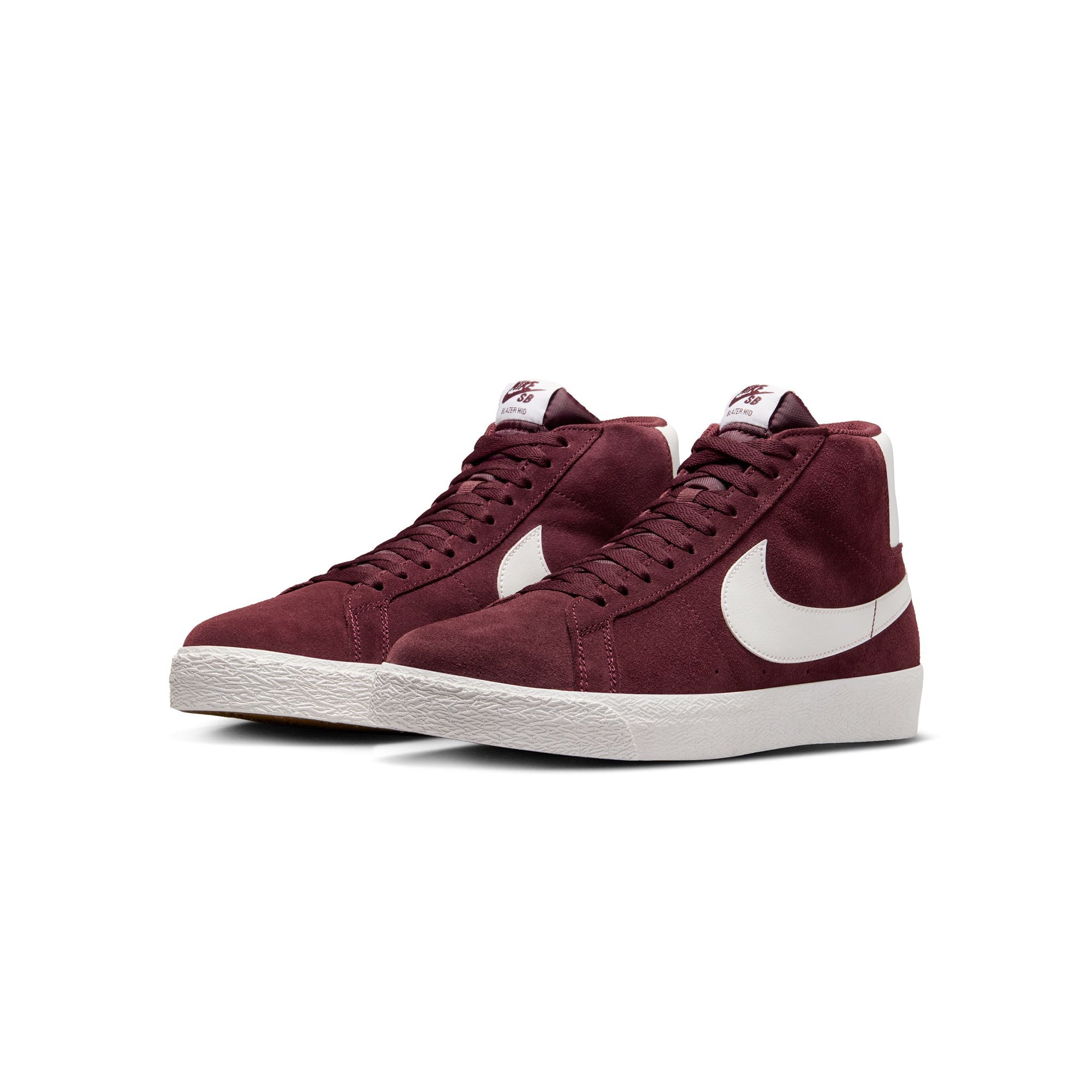 Nike SB Blazer Mid Burgundy Crush Shoes