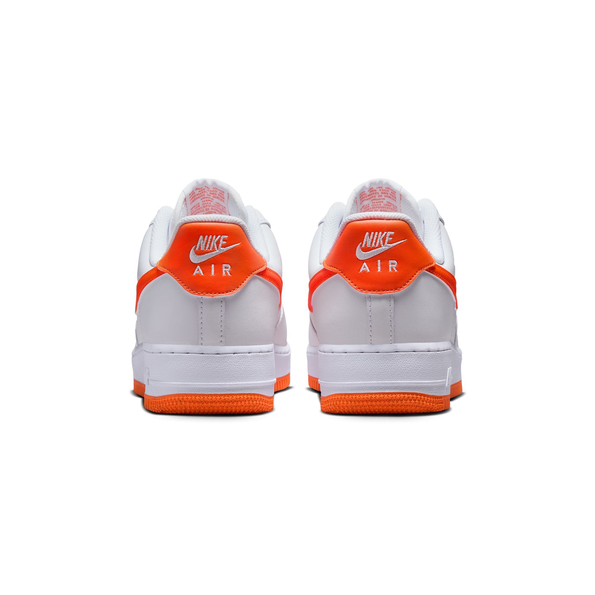 Nike Mens Air Force 1 Low "Safety Orange" Shoes