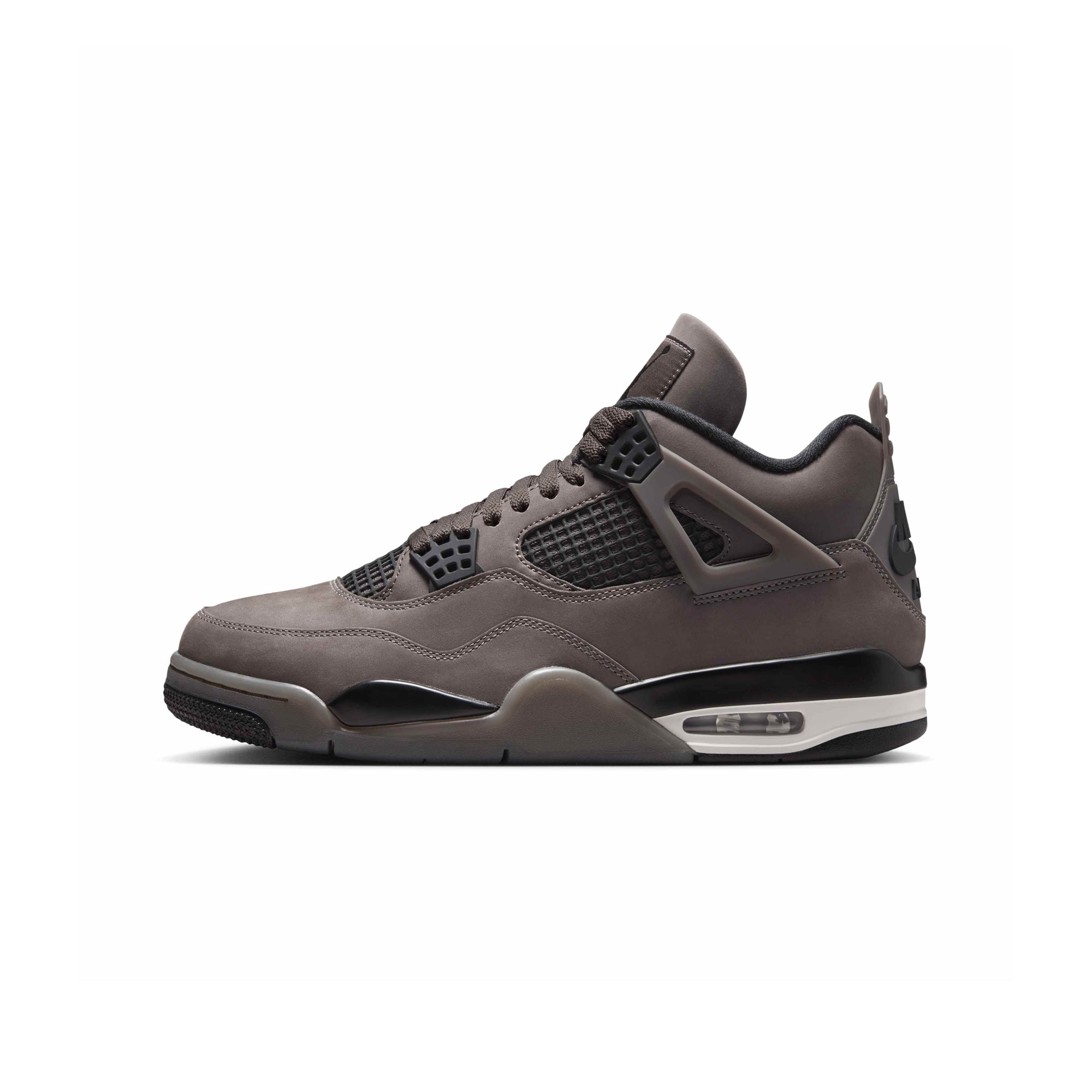 Air Jordan 4 Mens Retro "Cave Stone and Black" Shoes
