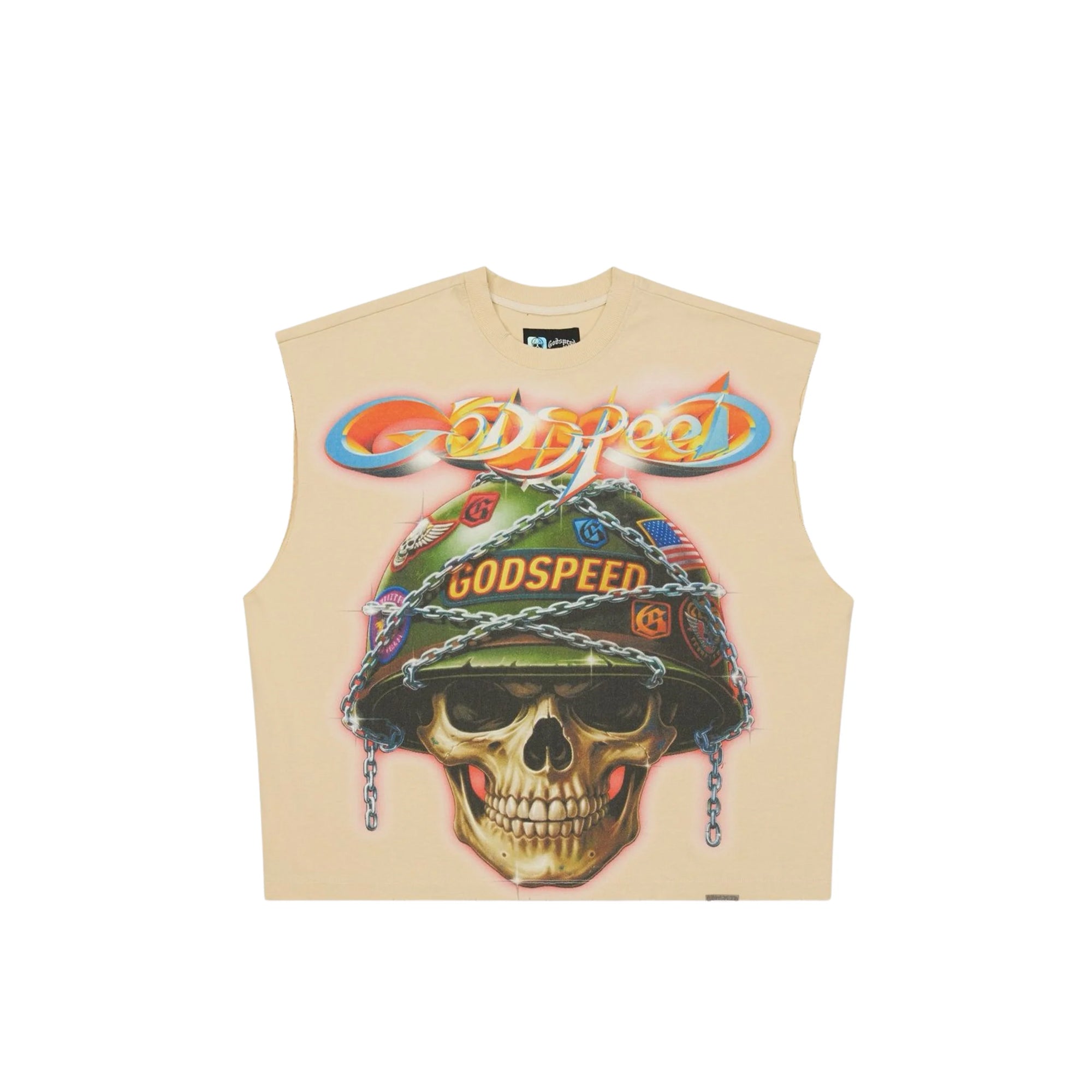 GodSpeed Mens Badges of Honor Sleeveless Shirt