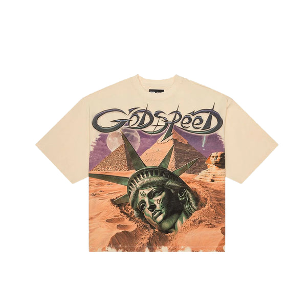 古着屋momi teeeeee shop SPEED Tシャツ Godspeed Skeleton Surf Graphic Tee Streetwear Men's Hip Hop Skate