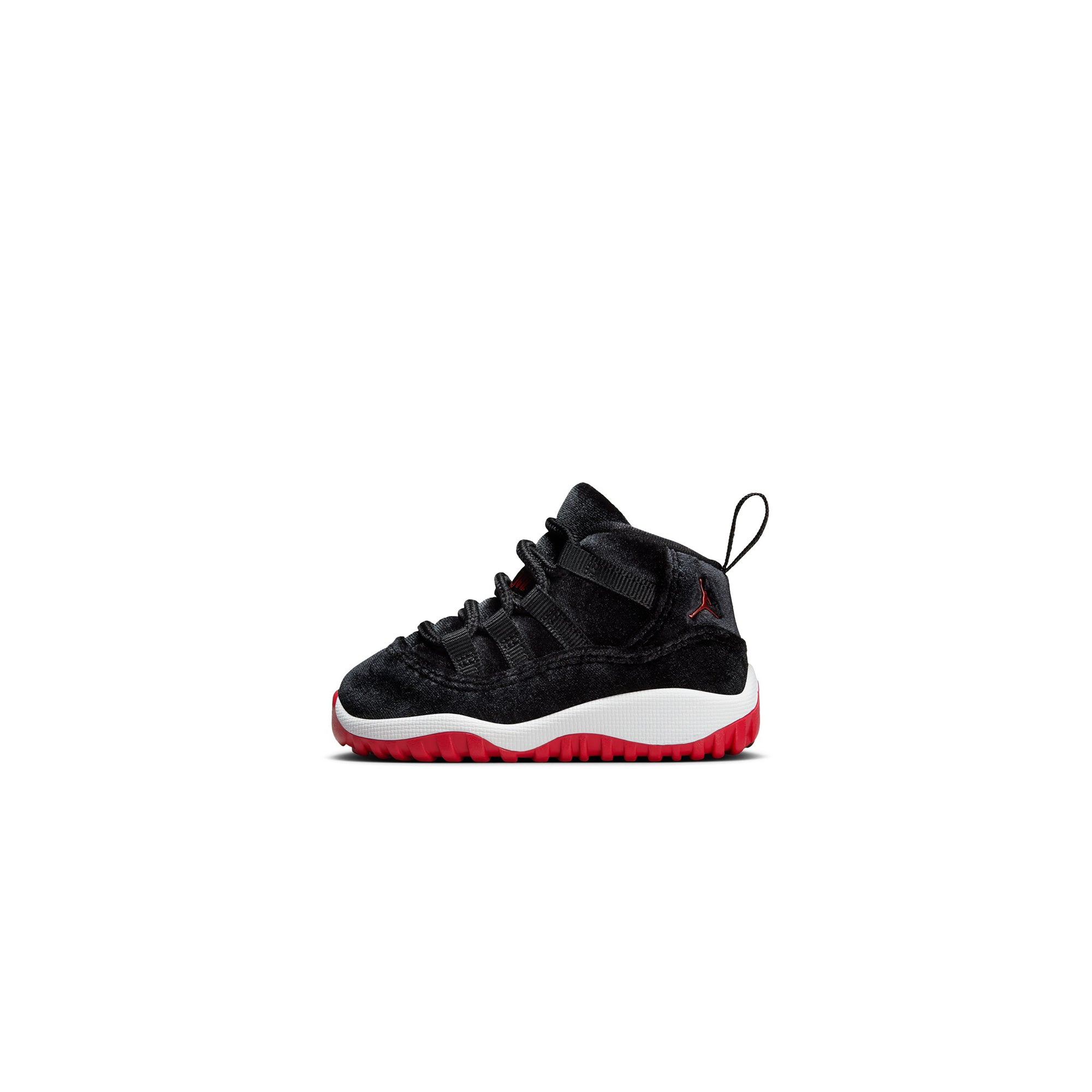 Air Jordan 11 Infants Retro "Bred Velvet" Shoes