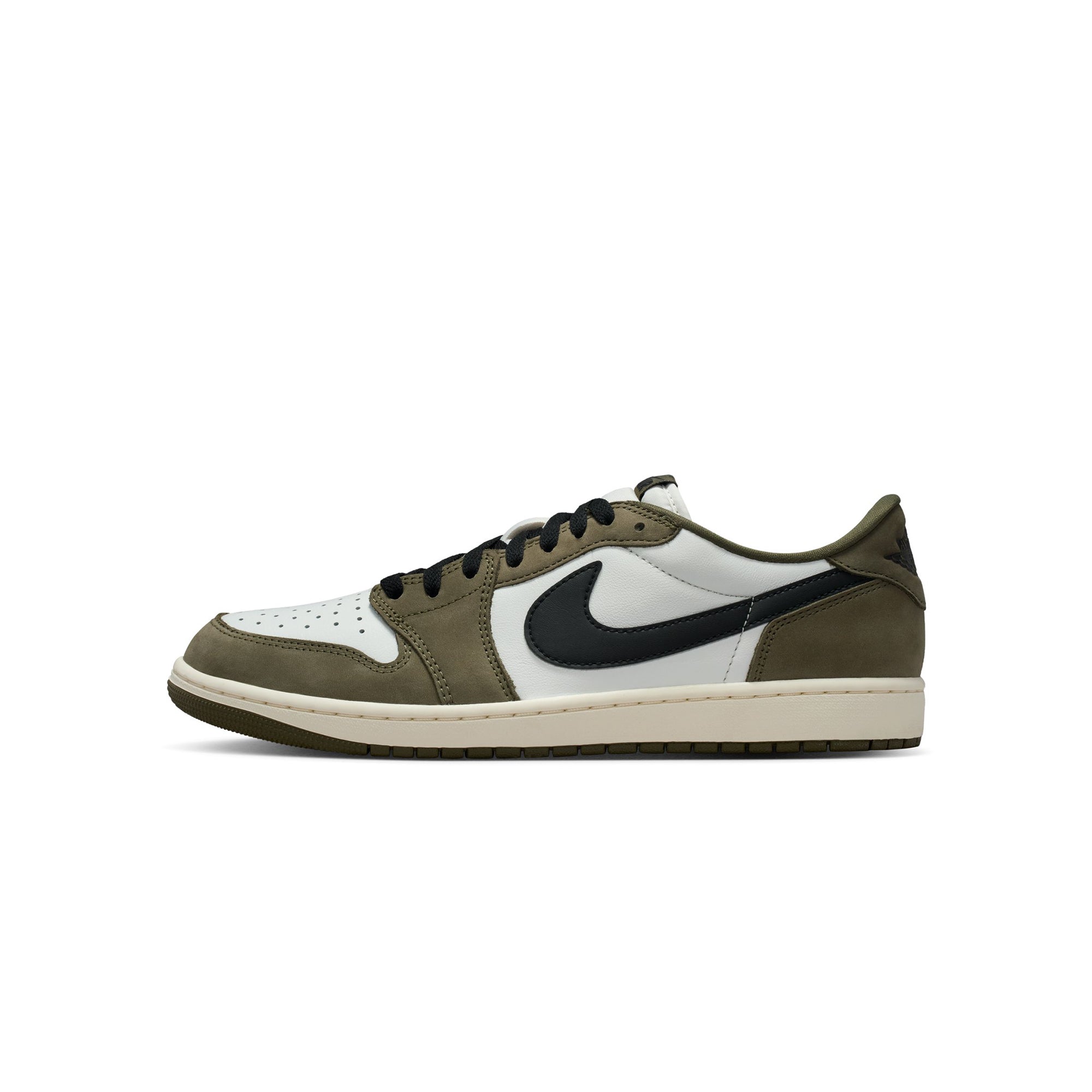 Air Jordan 1 Mens Retro Low OG "Medium Olive" Shows