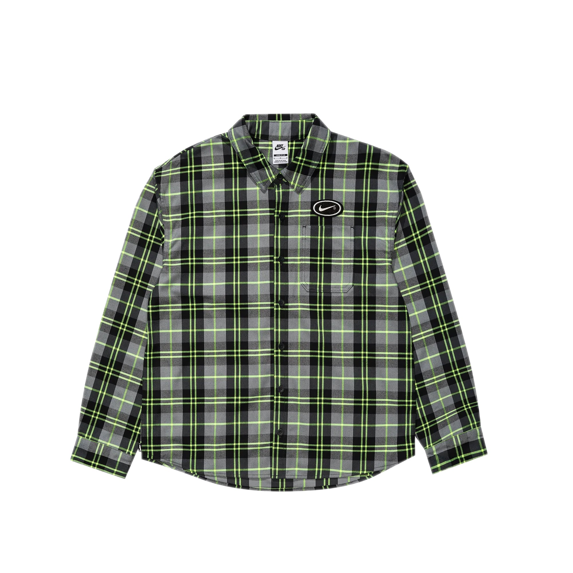 Nike SB Mens Koston Button Up Flannel