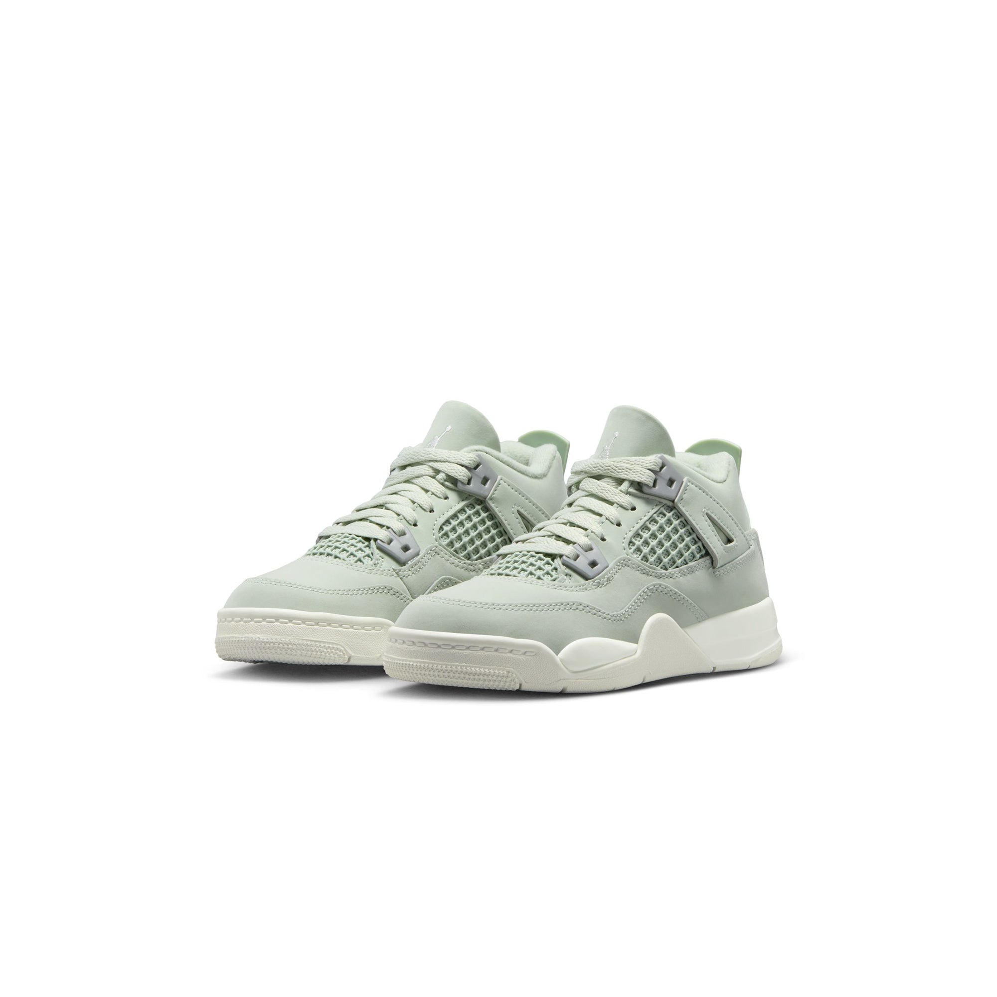 Air Jordan 4 Little Kids Retro "Seafoam" Shoes