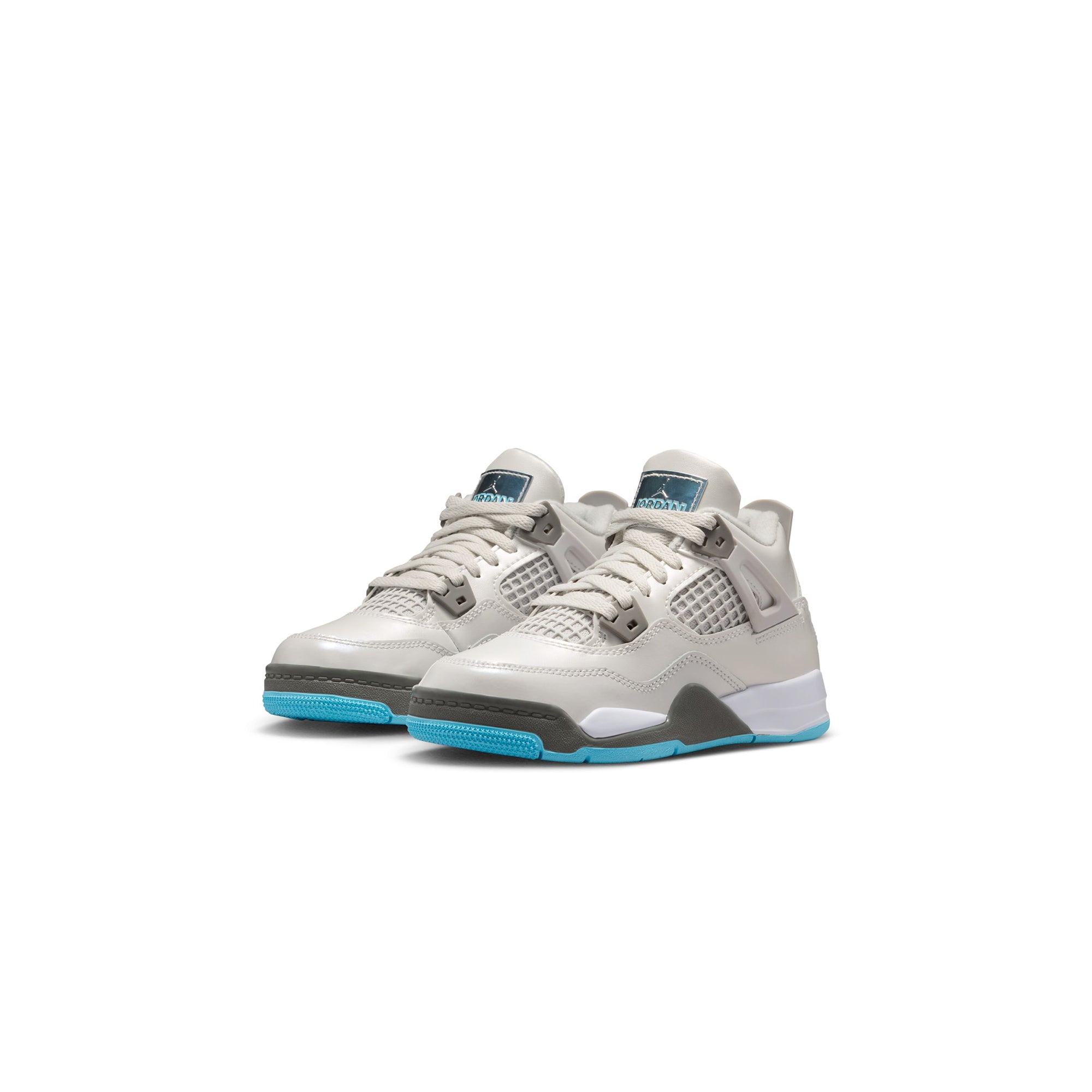Air Jordan 4 Little Kids Retro "Blue Chill" Shoes