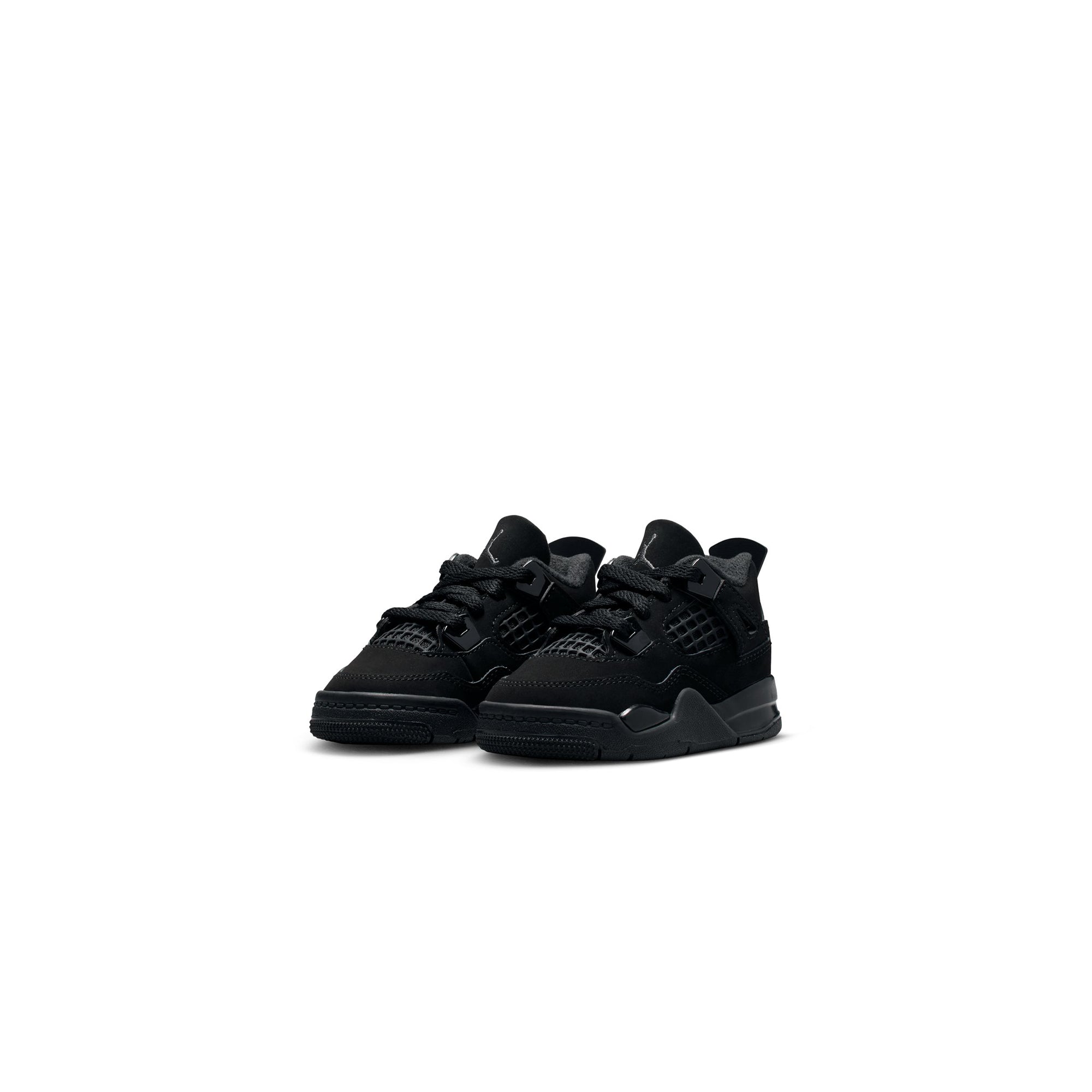 Air Jordan 4 Infants Retro "Black Cat" Shoes