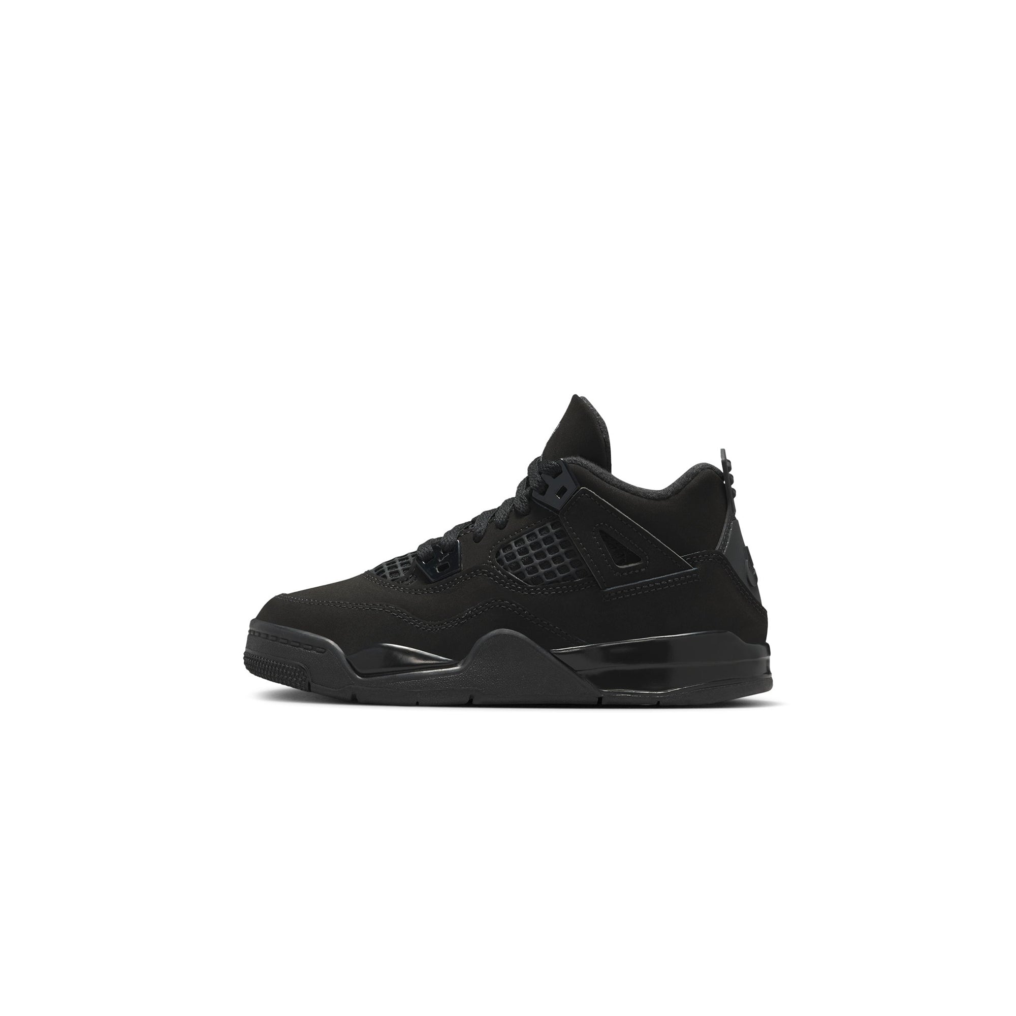 Air Jordan 4 Little Kids Retro "Black Cat" Shoes
