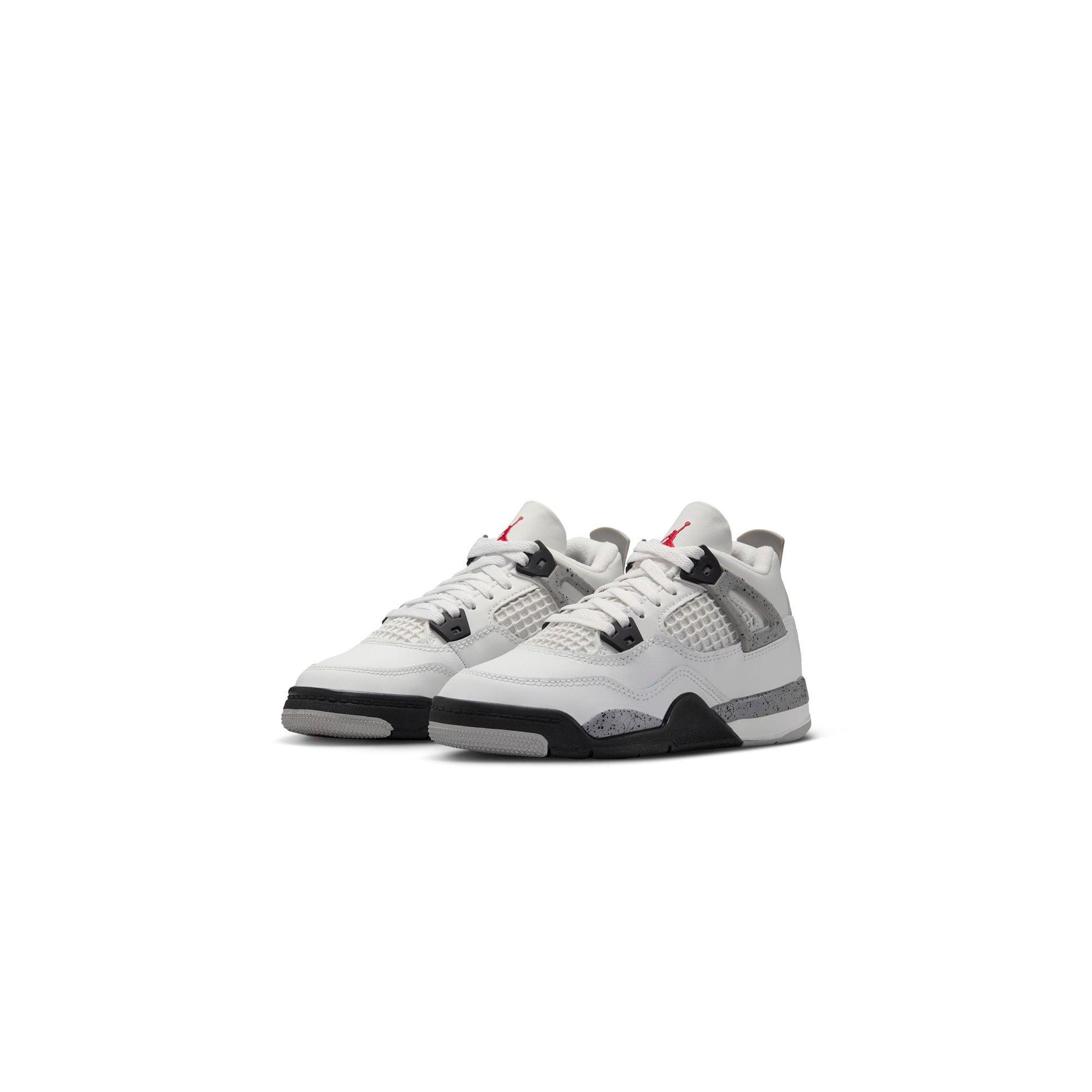 Air Jordan 4 Little Kids Retro "White Cement" Shoes