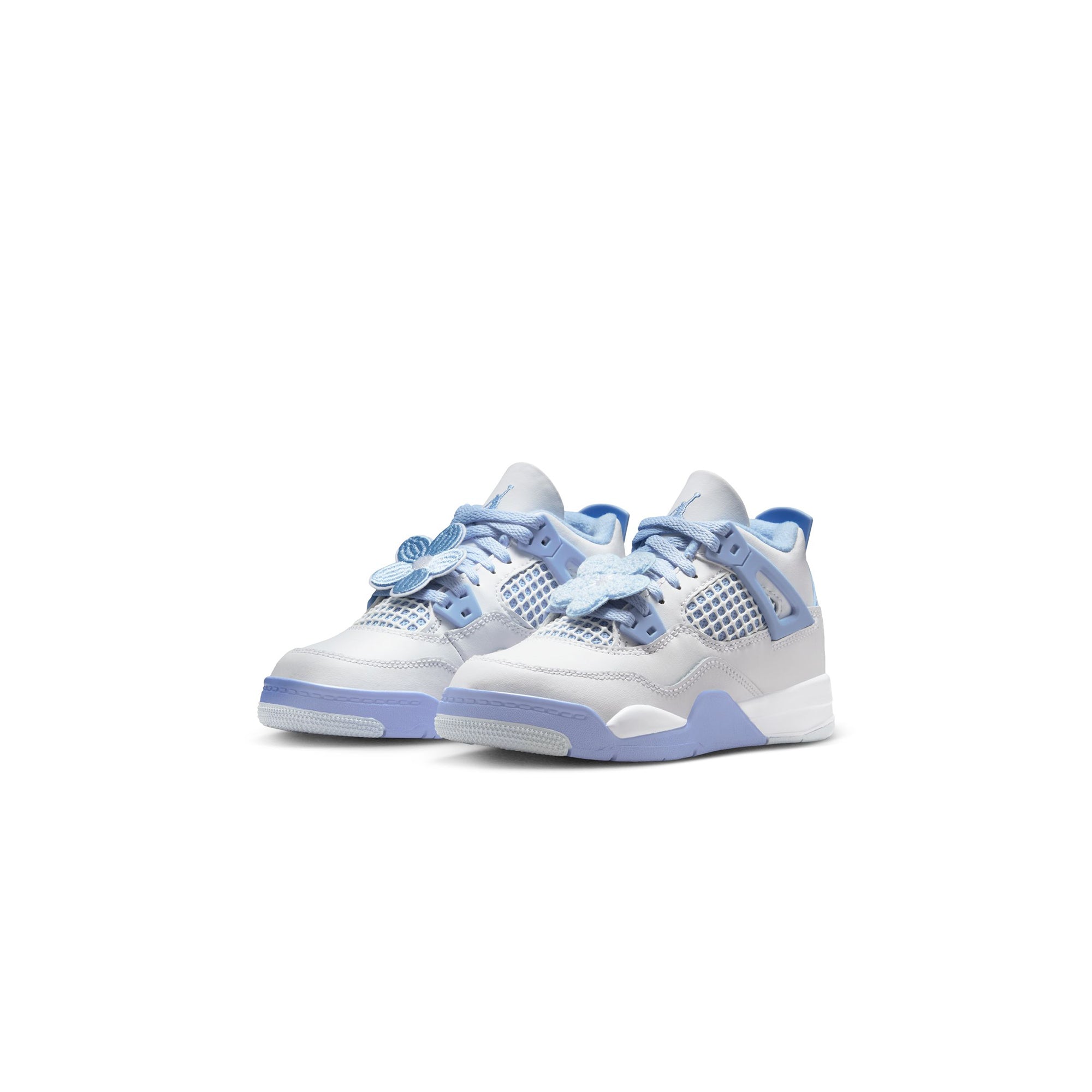 Air Jordan 4 Little Kids Retro "Aluminum" Shoes