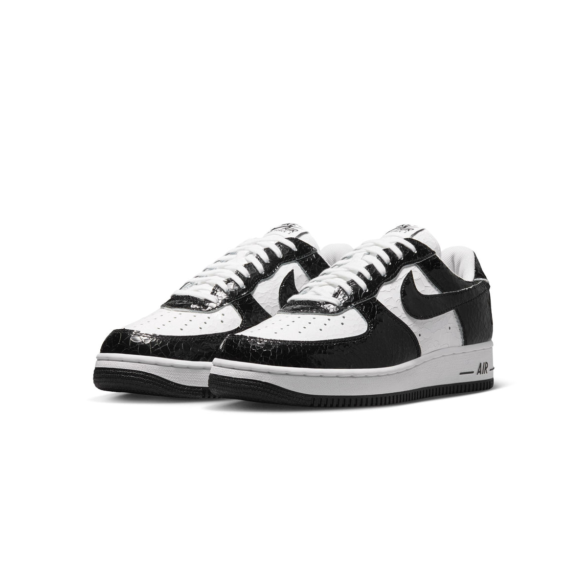 Nike Mens Air Force 1 Cracked Leather Shoes