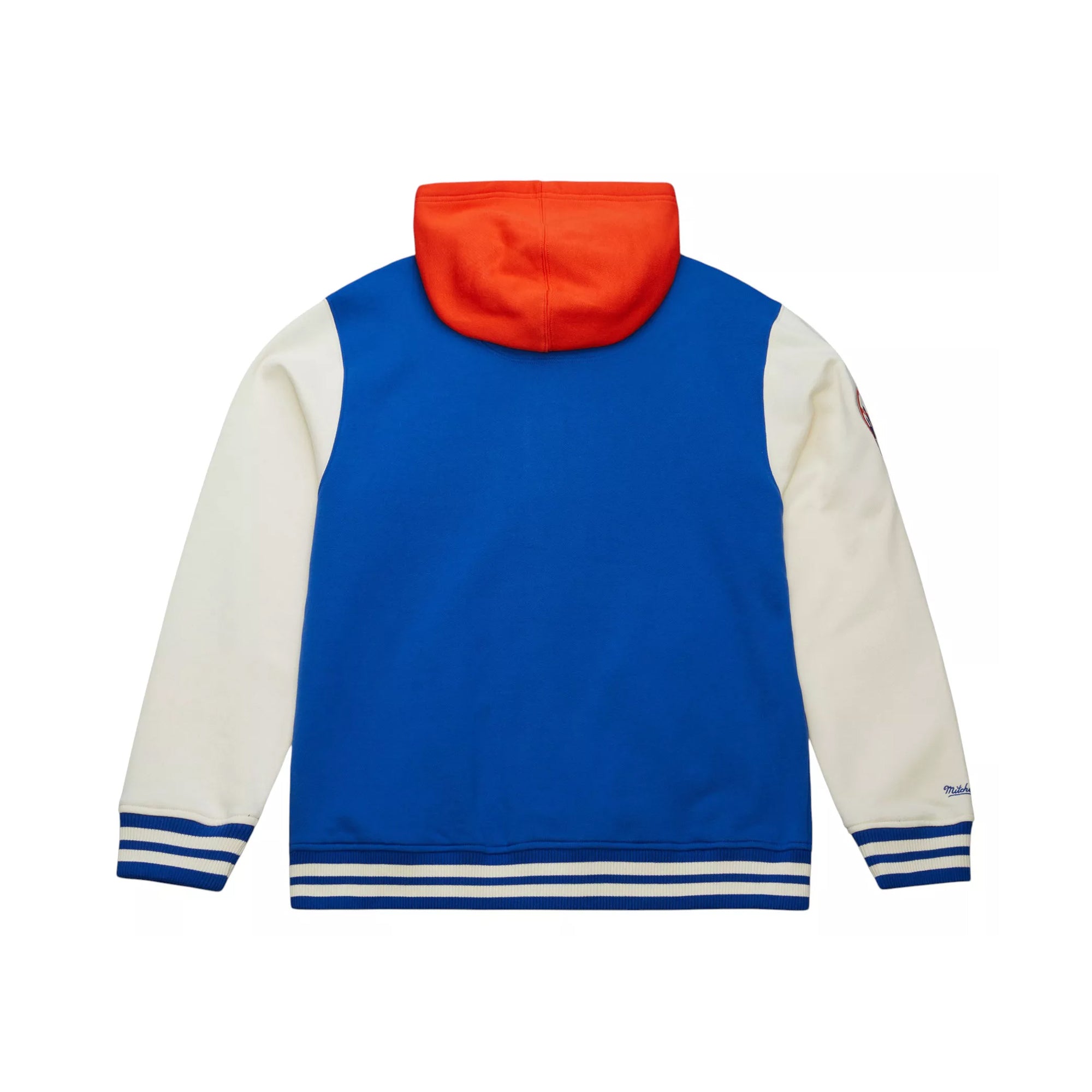 Mitchell & Ness Mens MLB New York Mets Courtside Fleece Button Jacket