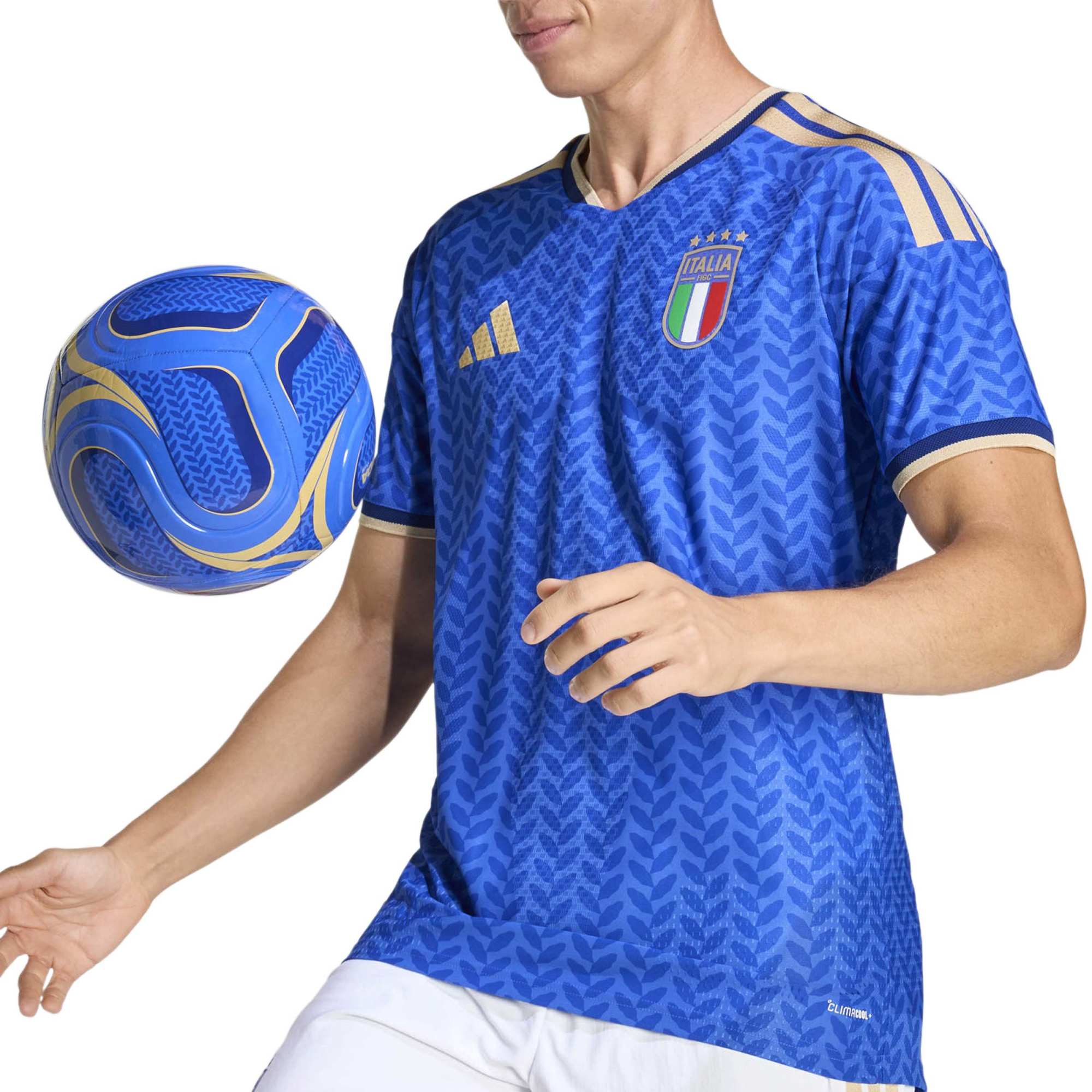 Adidas Mens Italy 26 Home Authentic Football Jersey