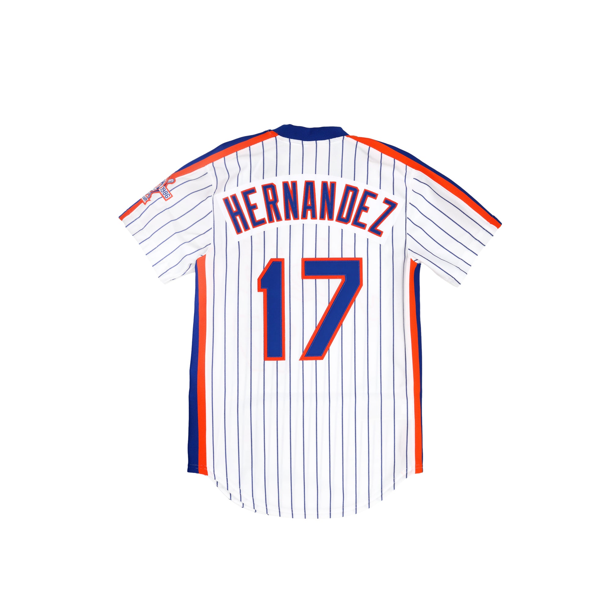 Mitchell & Ness Mens MLB Mets 1986 "Keith Hernandez" Authentic Home Jersey