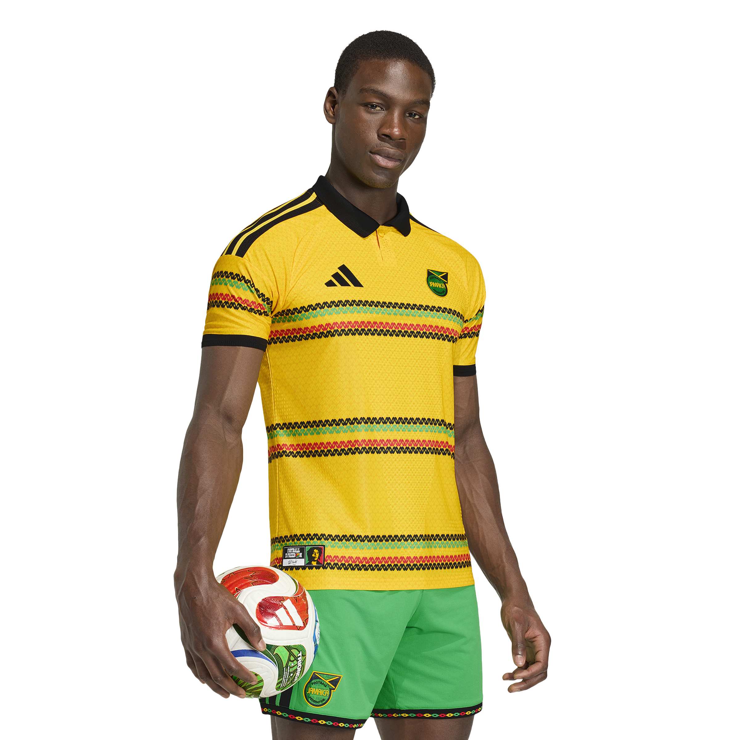 Adidas Mens Jamaica 26 x Bob Marley Home Authentic Jersey