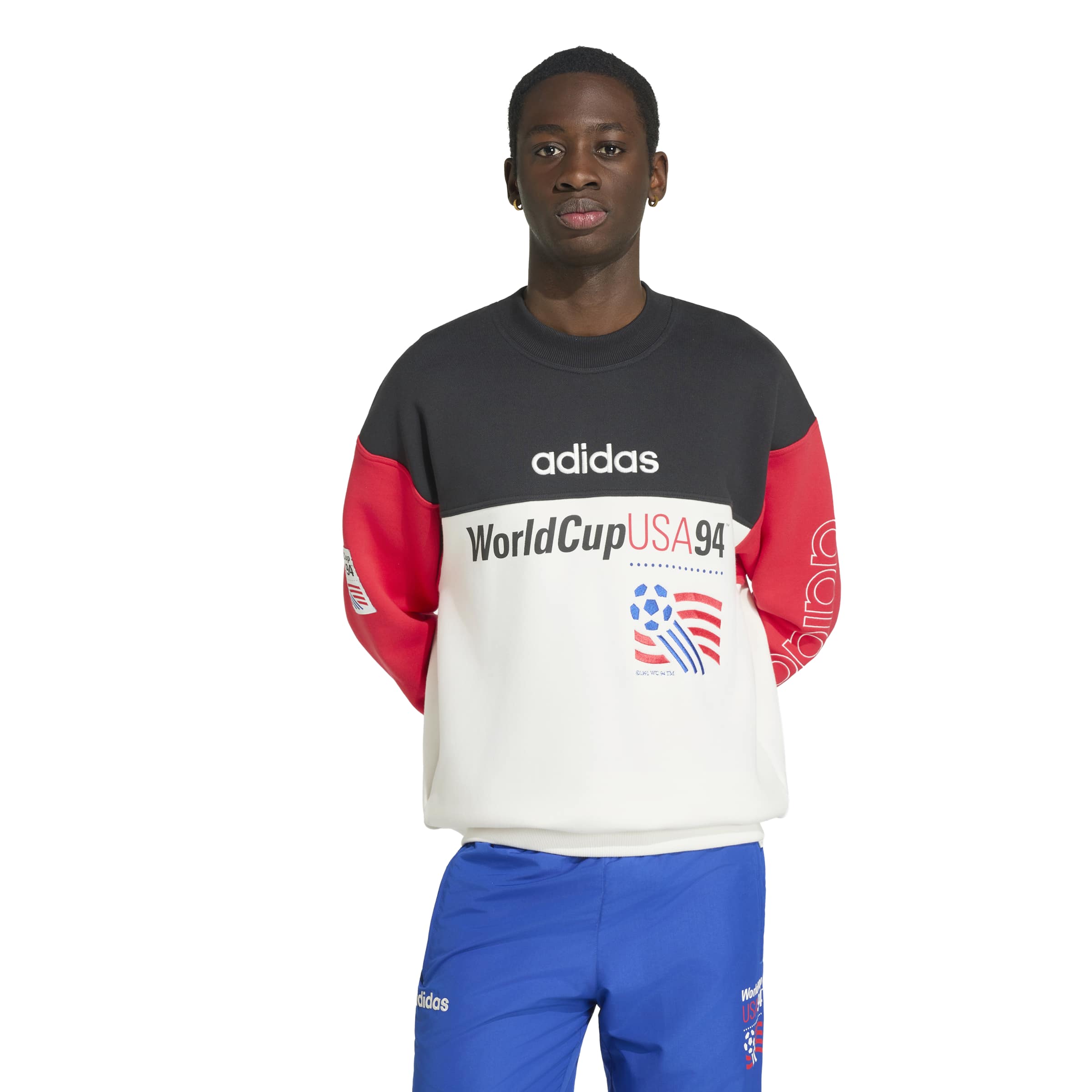 Adidas Mens USA 94 Graphic Sweatshirt