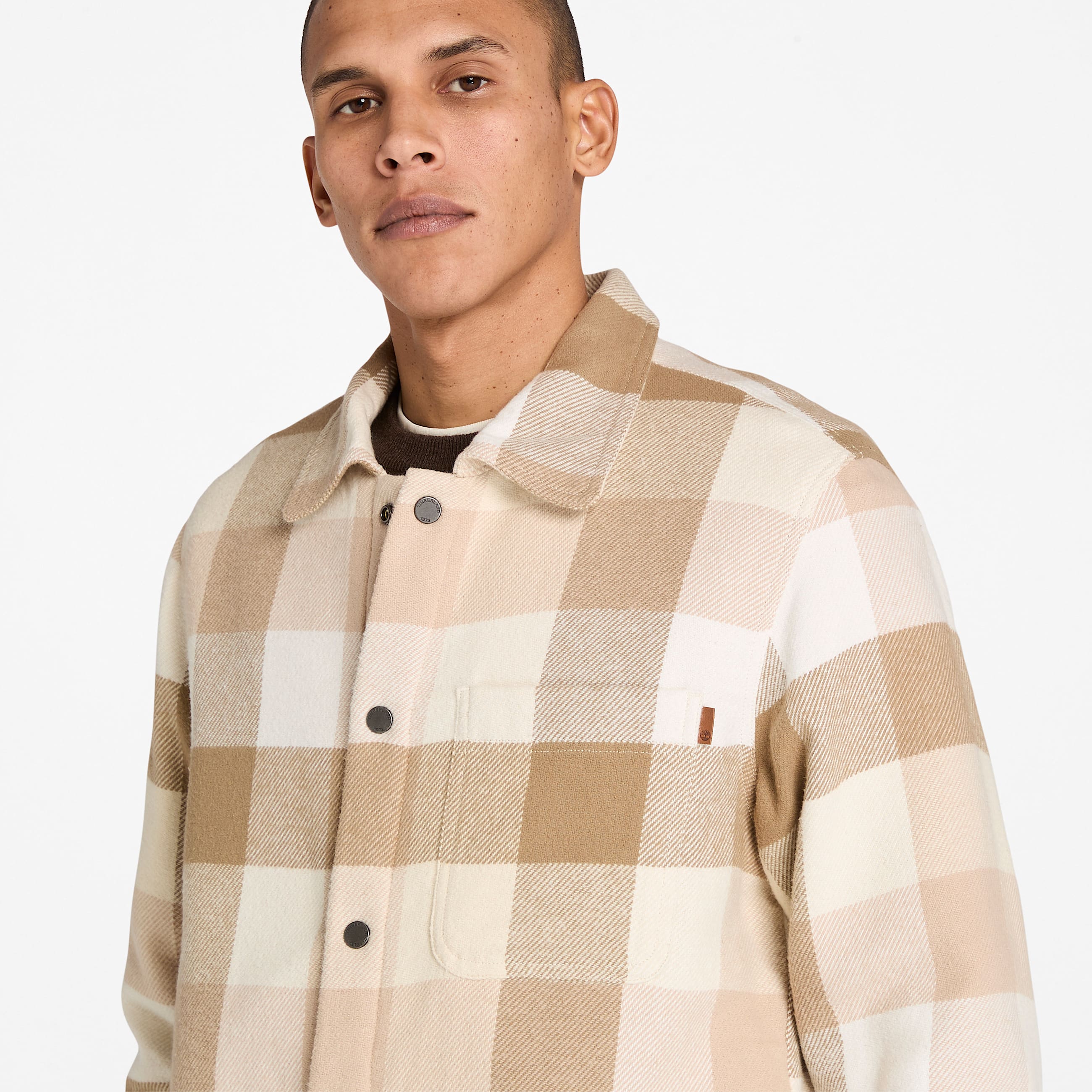 Timberland Mens High Pile Lined Overshirt
