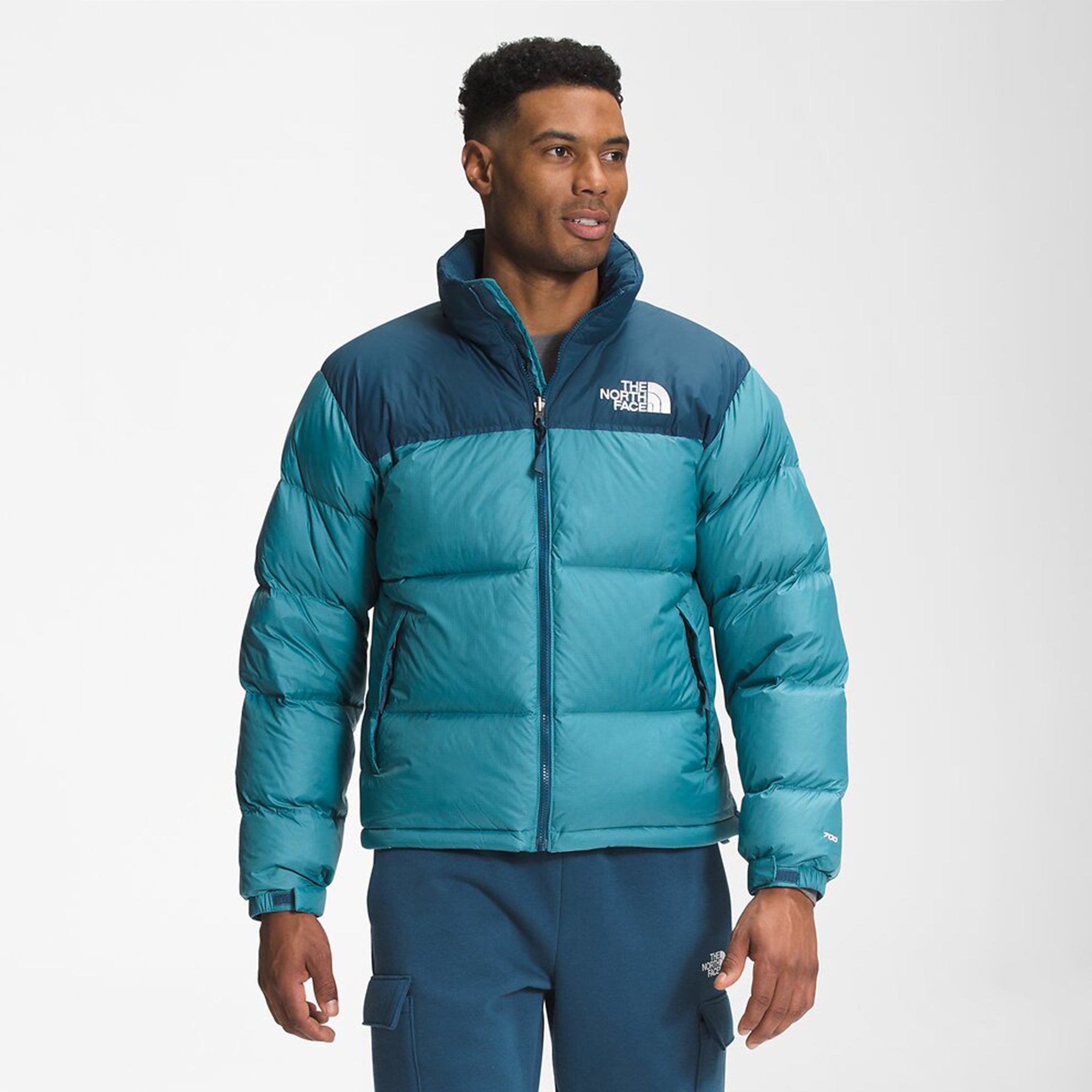 【L】The North Face Retro Npse Jkt Stormbl Mntrybl ノースフェイス レトロ ヌプシ ジャケット ブルー (NF0A3C8D9NQ-L) T128 The North Face Mens 1996 Retro Npse Jacket 'Storm Blue'