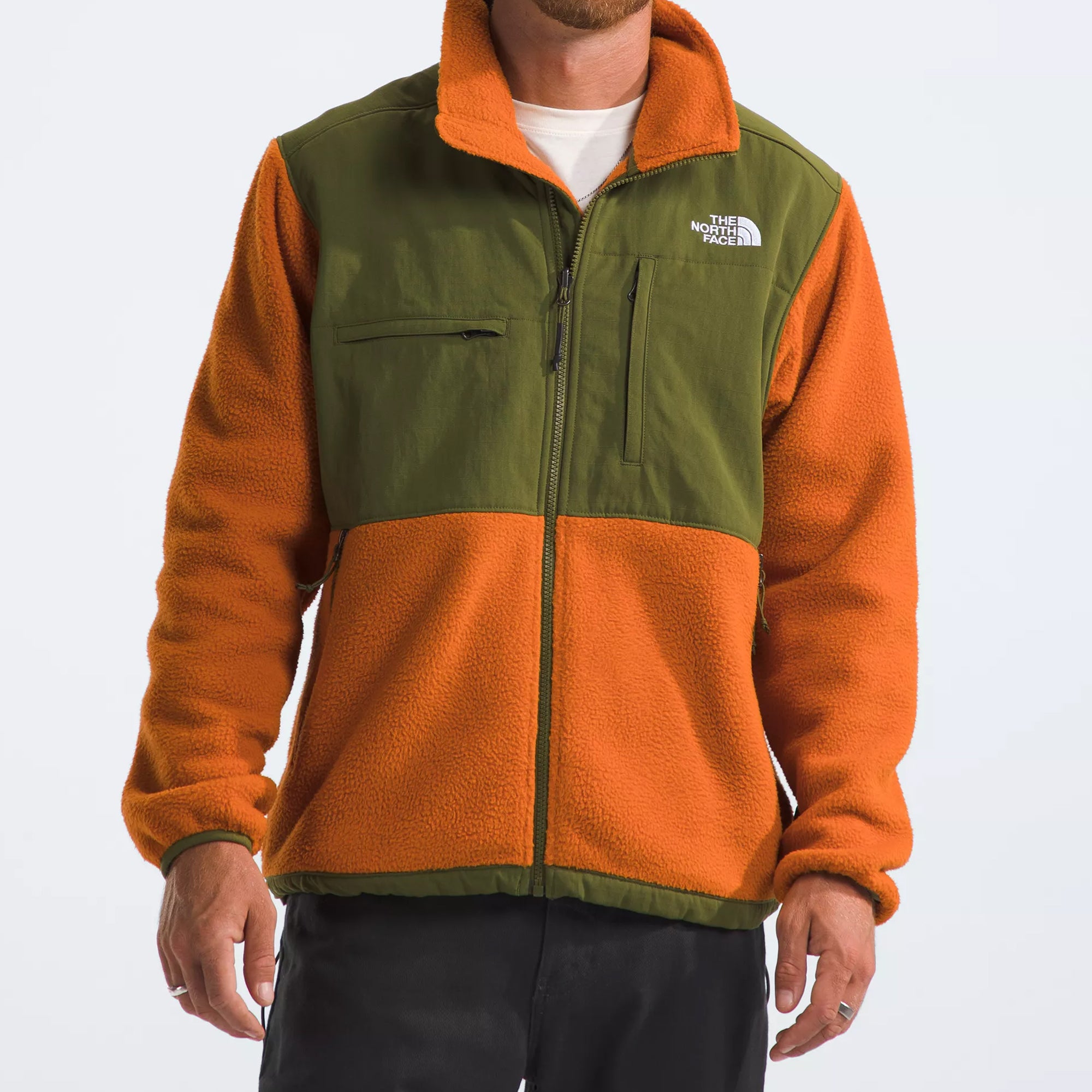 North face mens orange jacket best sale