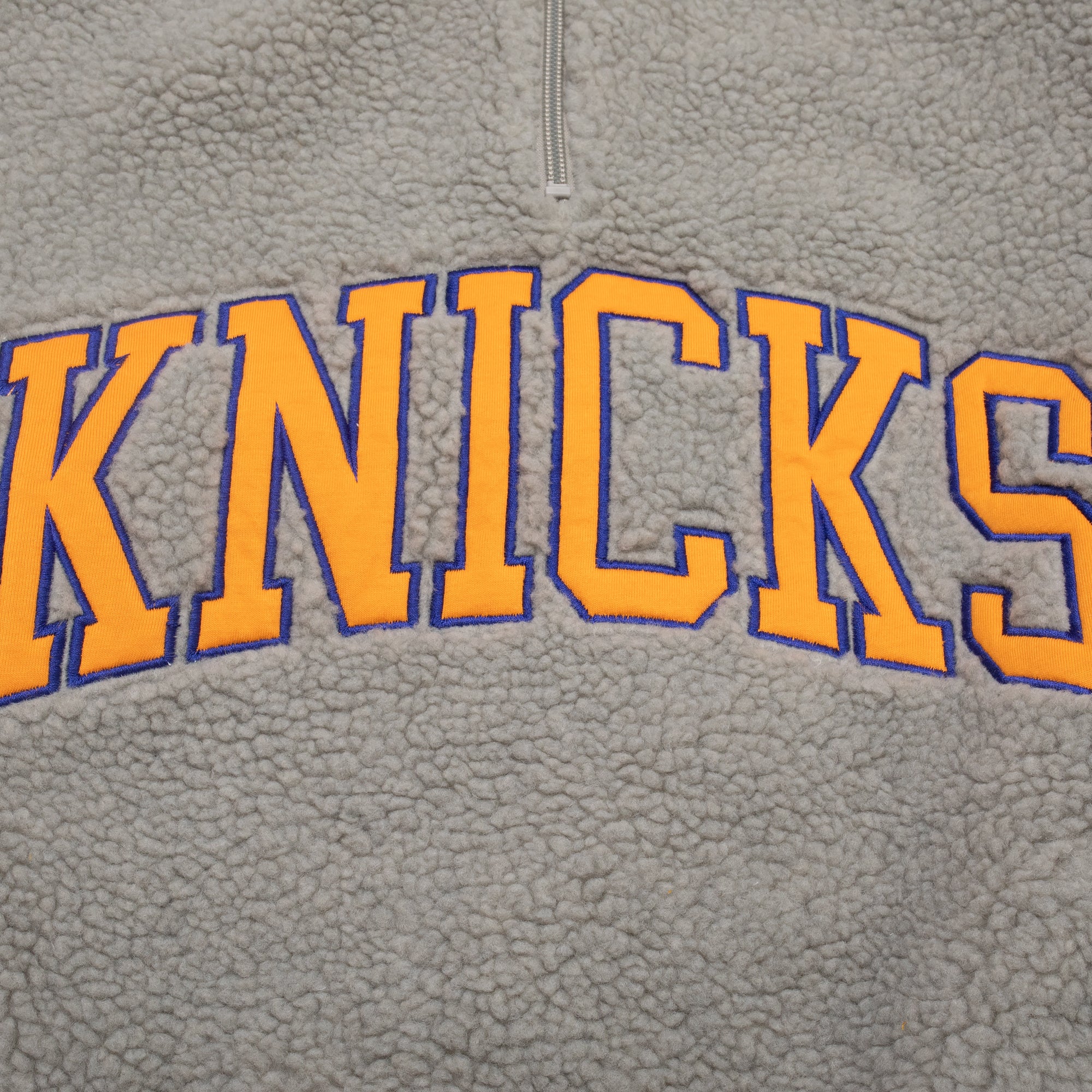 QORE x Knicks Mens Team Sherpa Fleece Sweatshirt