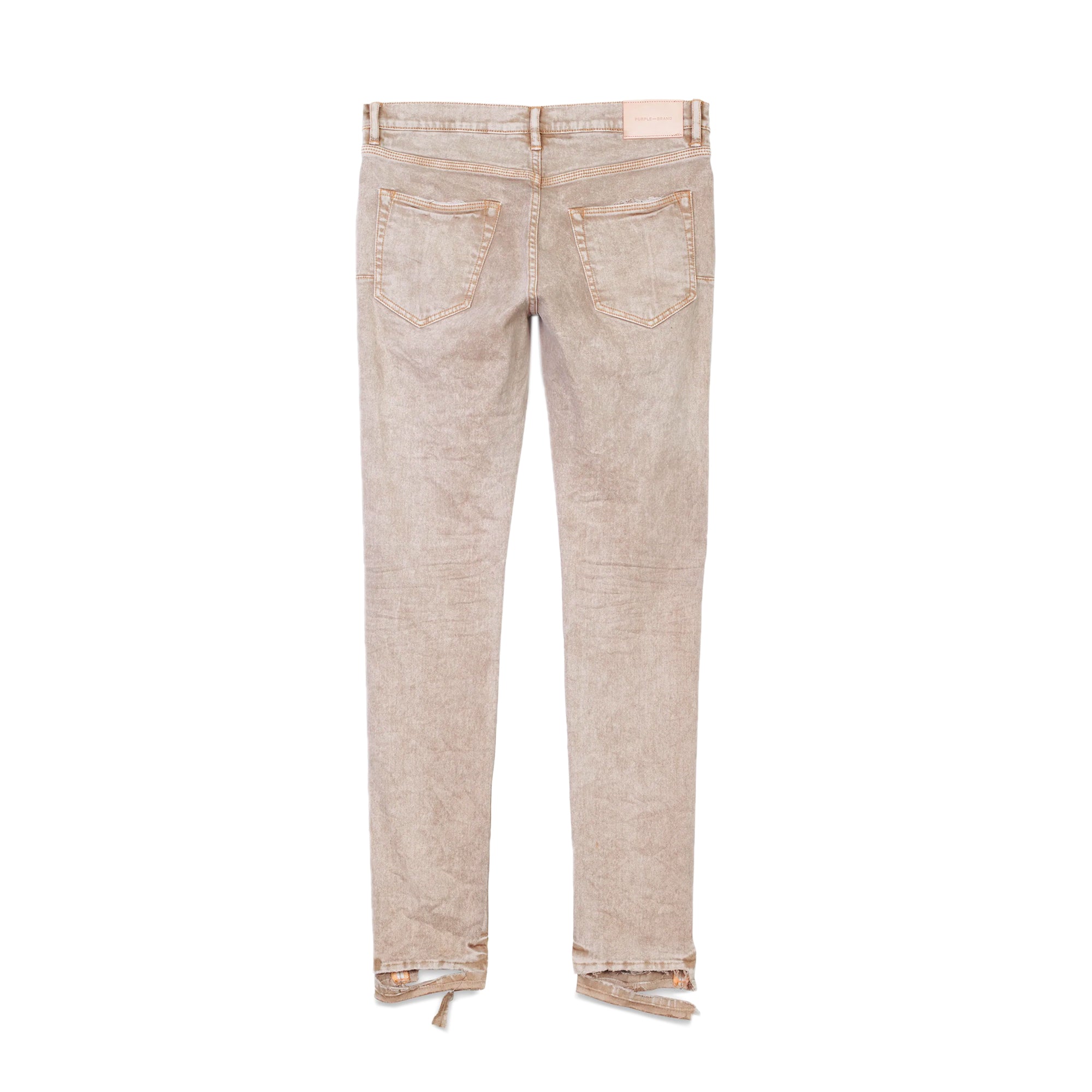 Purple Brand Mens Beige Snow Wash Jeans