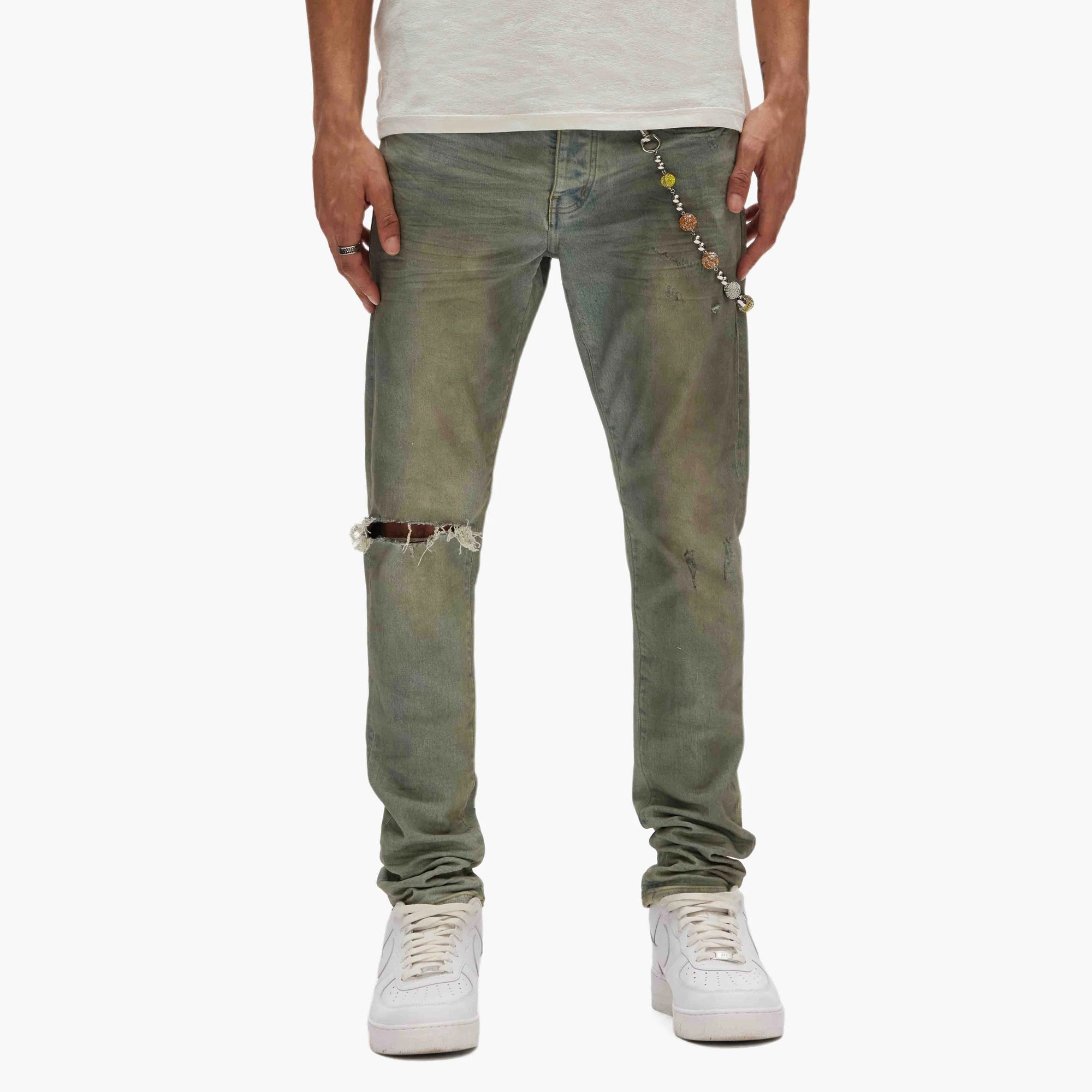 Purple Brand Mens Light Dirty Wax Pants