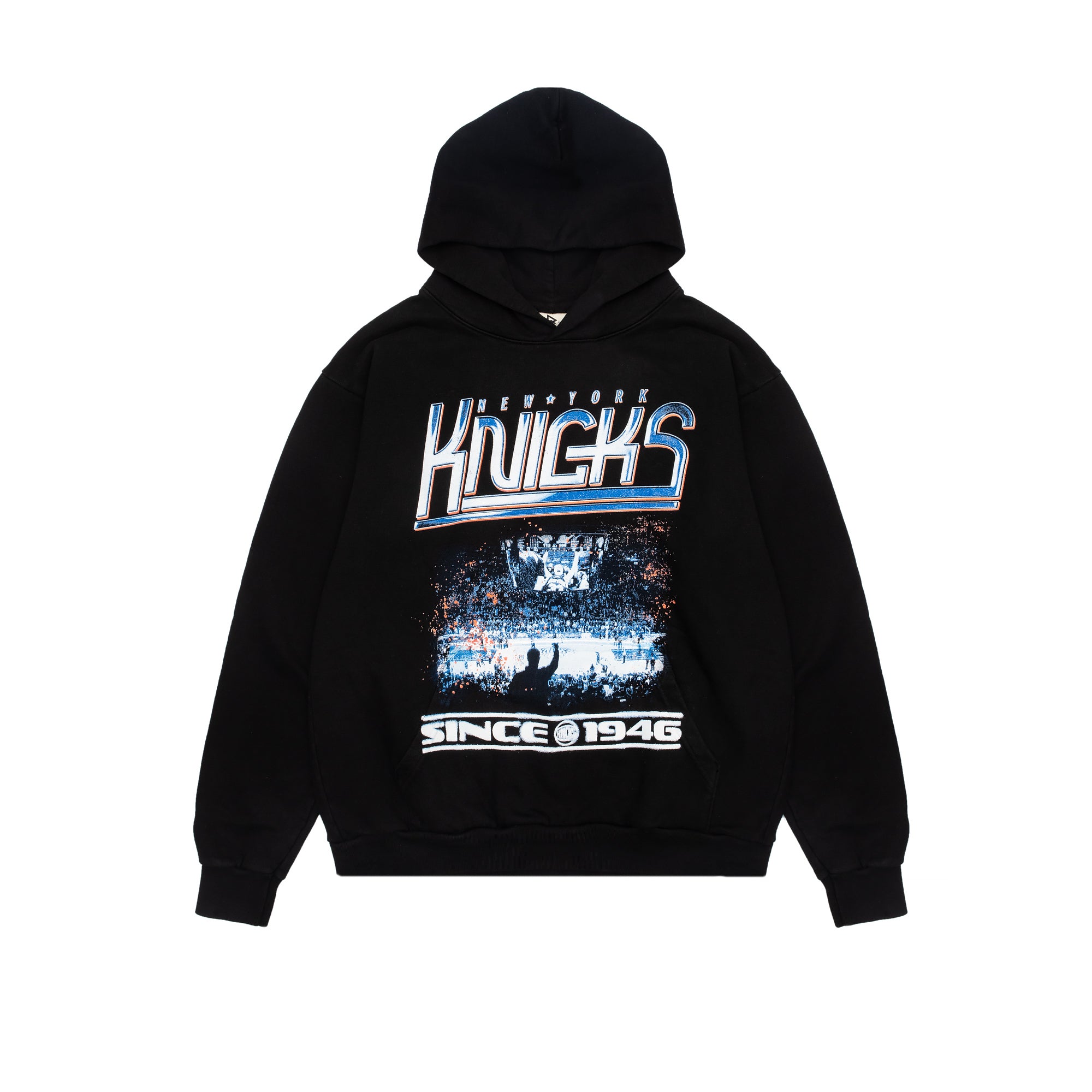 QORE x Knicks Mens New Legacy B Stadium Hoodie