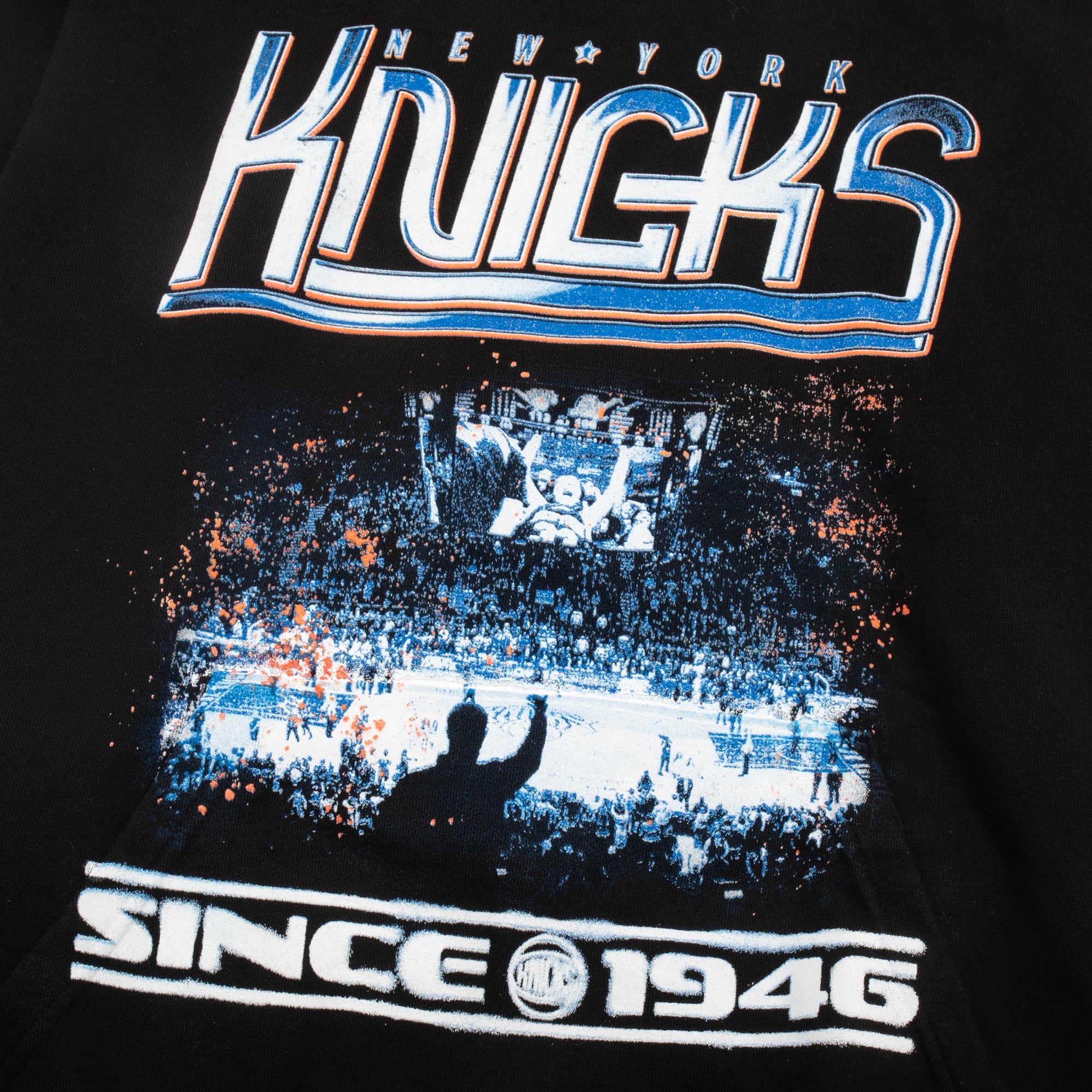 QORE x Knicks Mens New Legacy B Stadium Hoodie