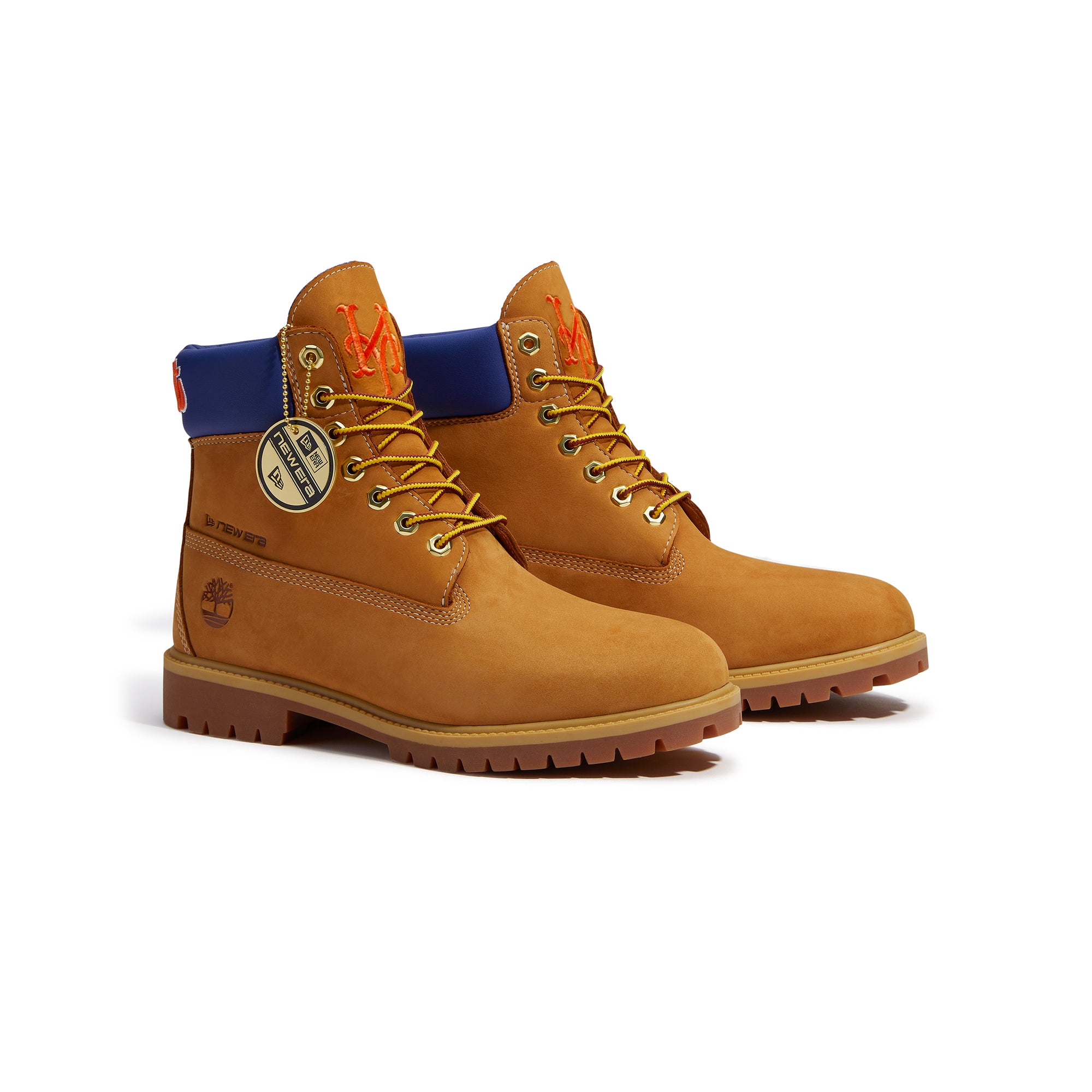 Timberland X New Era x MLB Mens Heritage 6 inches Lace Waterproof "Mets" Boots