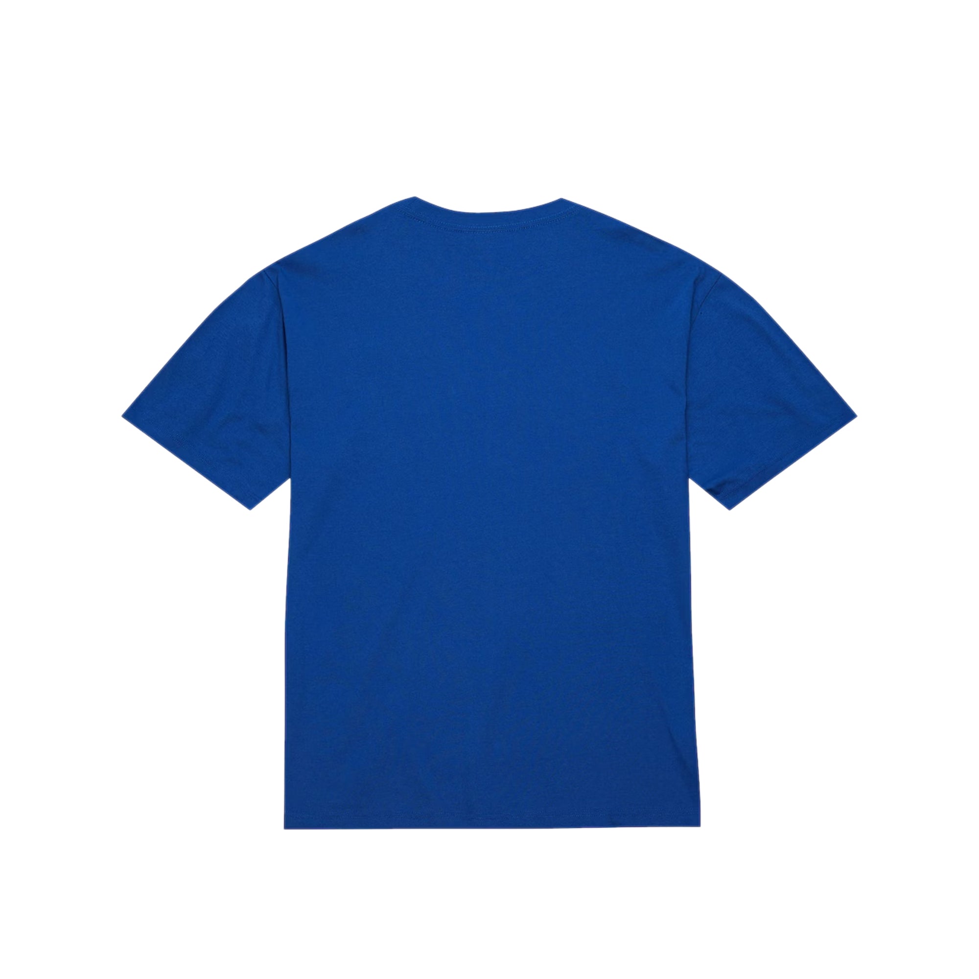 blue t-shirt on a white background