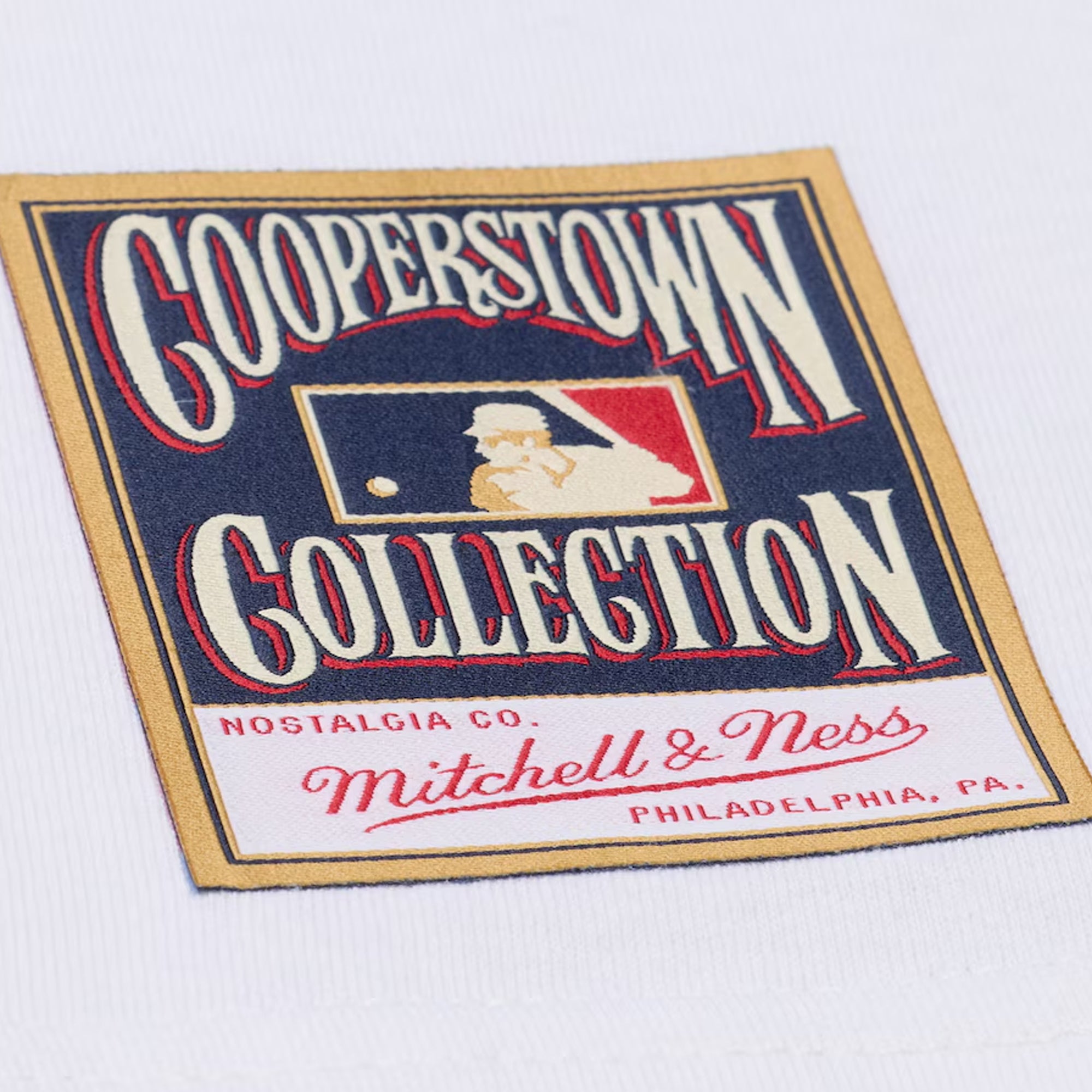 Mitchell & Ness Mens MLB New York Mets Premium Seat Classic Tee