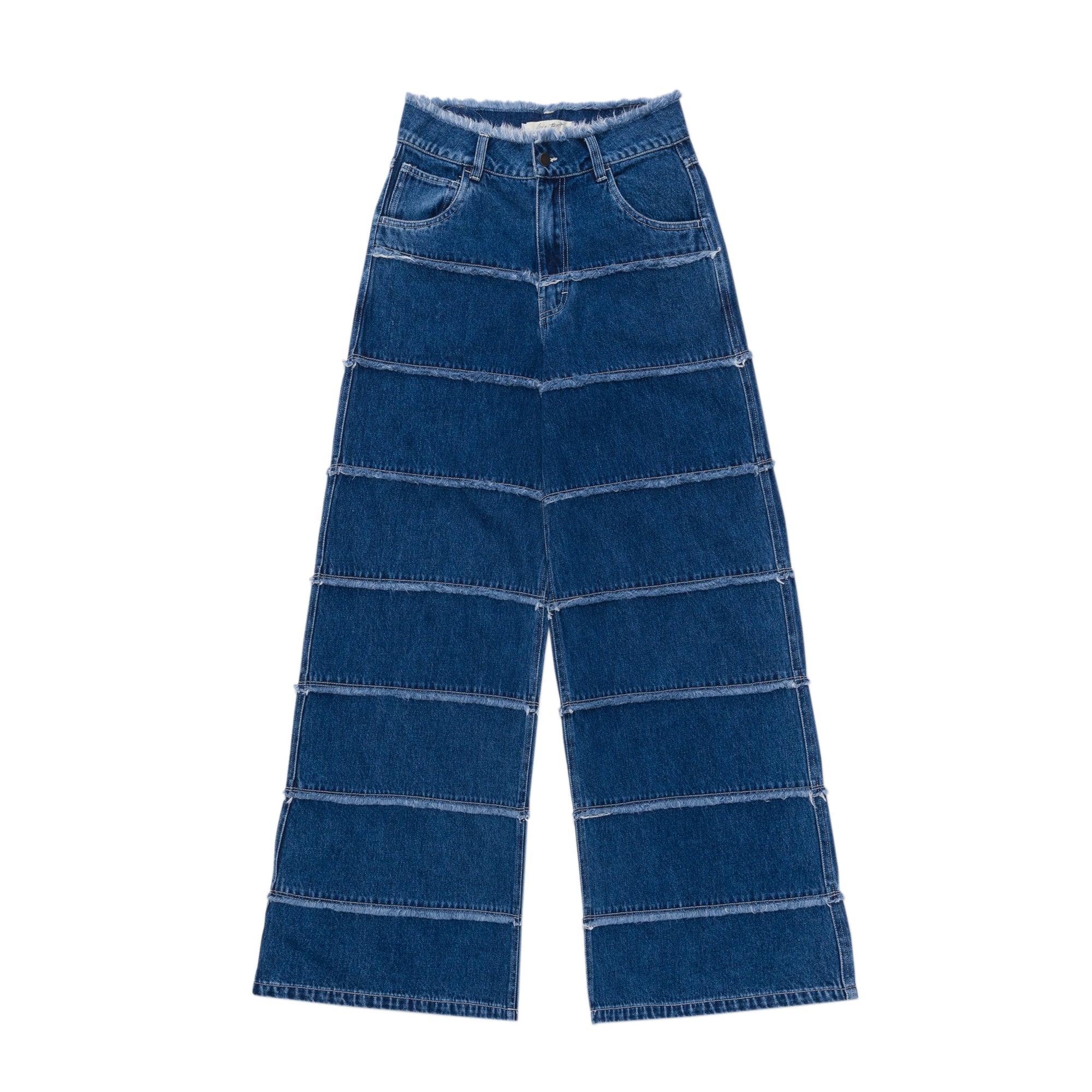 Honor The Gift Womens Wide Leg Panel Denim Pant