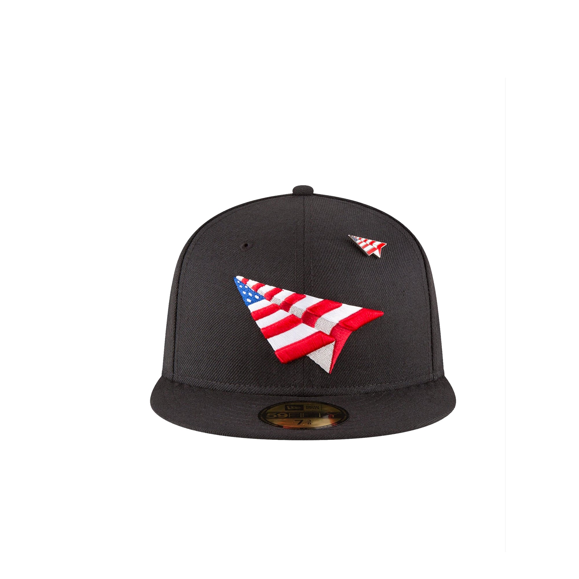 Paper Planes Mens American Dream Black Crown Fitted