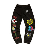 Chinatown Market Mens Be Mine Black Sweat Pants