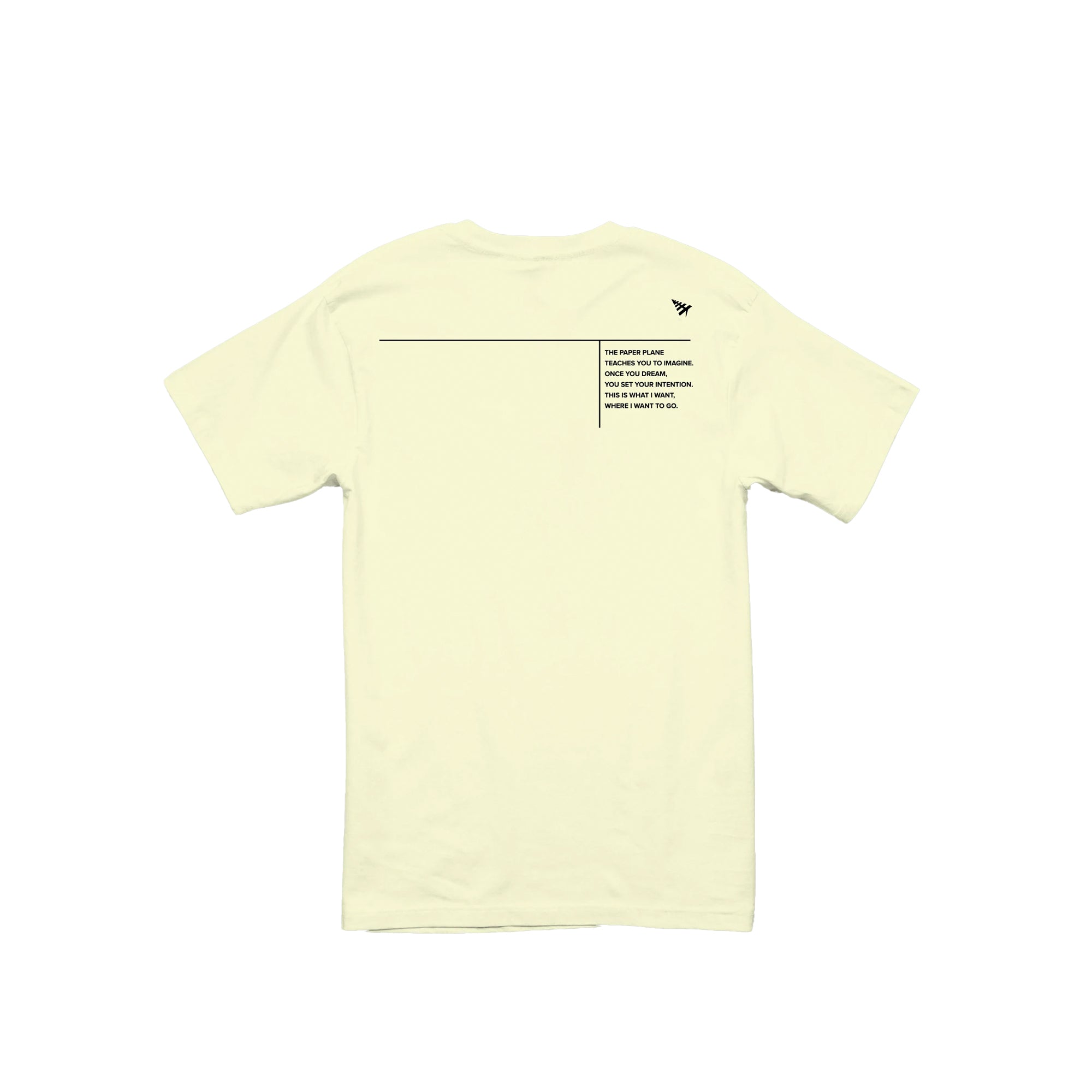 Paper Planes Mens Elevate And Amplify Tee 'Ivory'