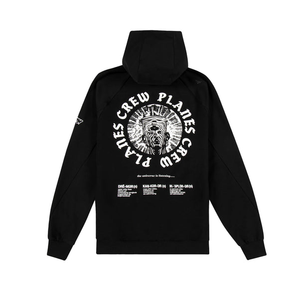 Paper Planes Mens Dreamers Crew Love Hoodie 'Black'