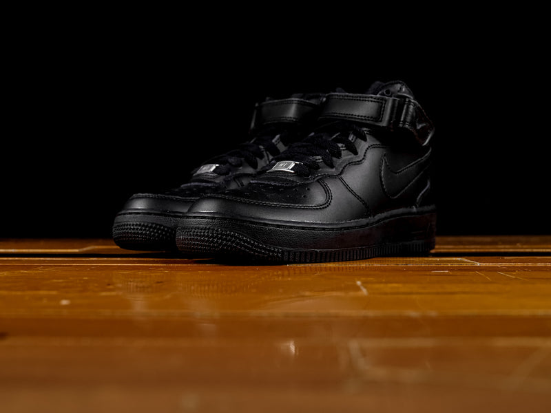 Nike Air Force 1 MID GS Black 314195-004 