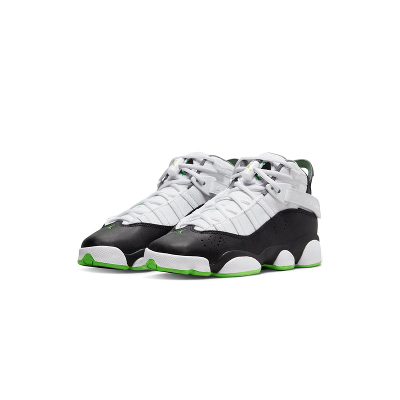 Air Jordan Kids 6 Rings Shoes 'White/Green Strike'