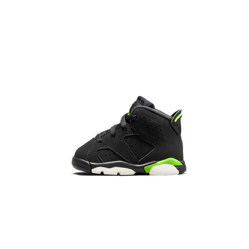 Jordan 6 Toddler Retro Shoes 'Black/Electric Green'