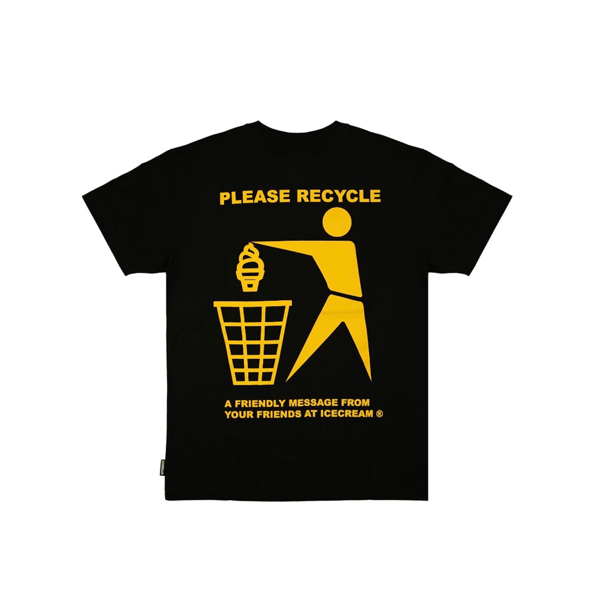 Icecream Mens Recycle SS Tee 'Black'