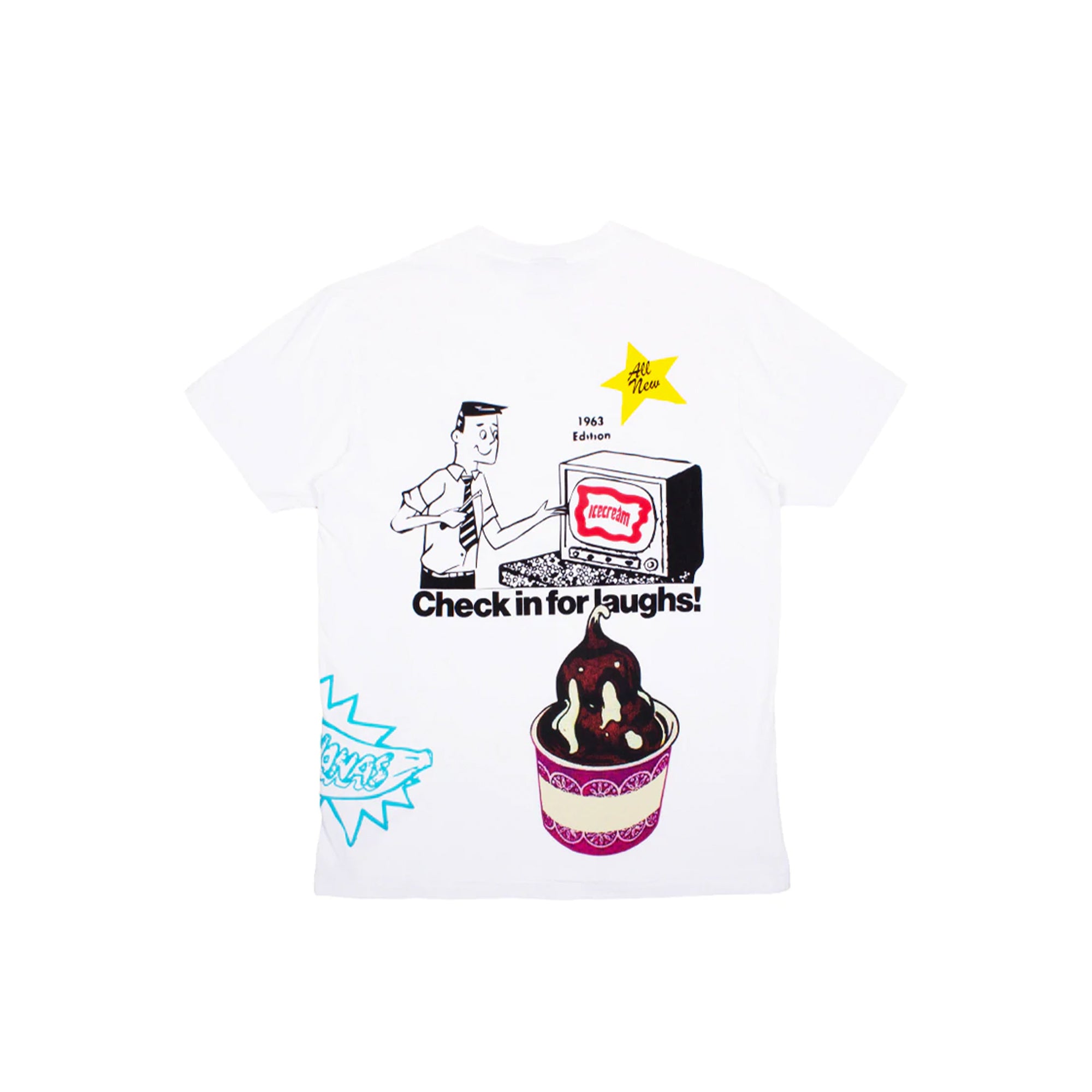 Icecream Mens Check In For Laughs SS Knit Tee