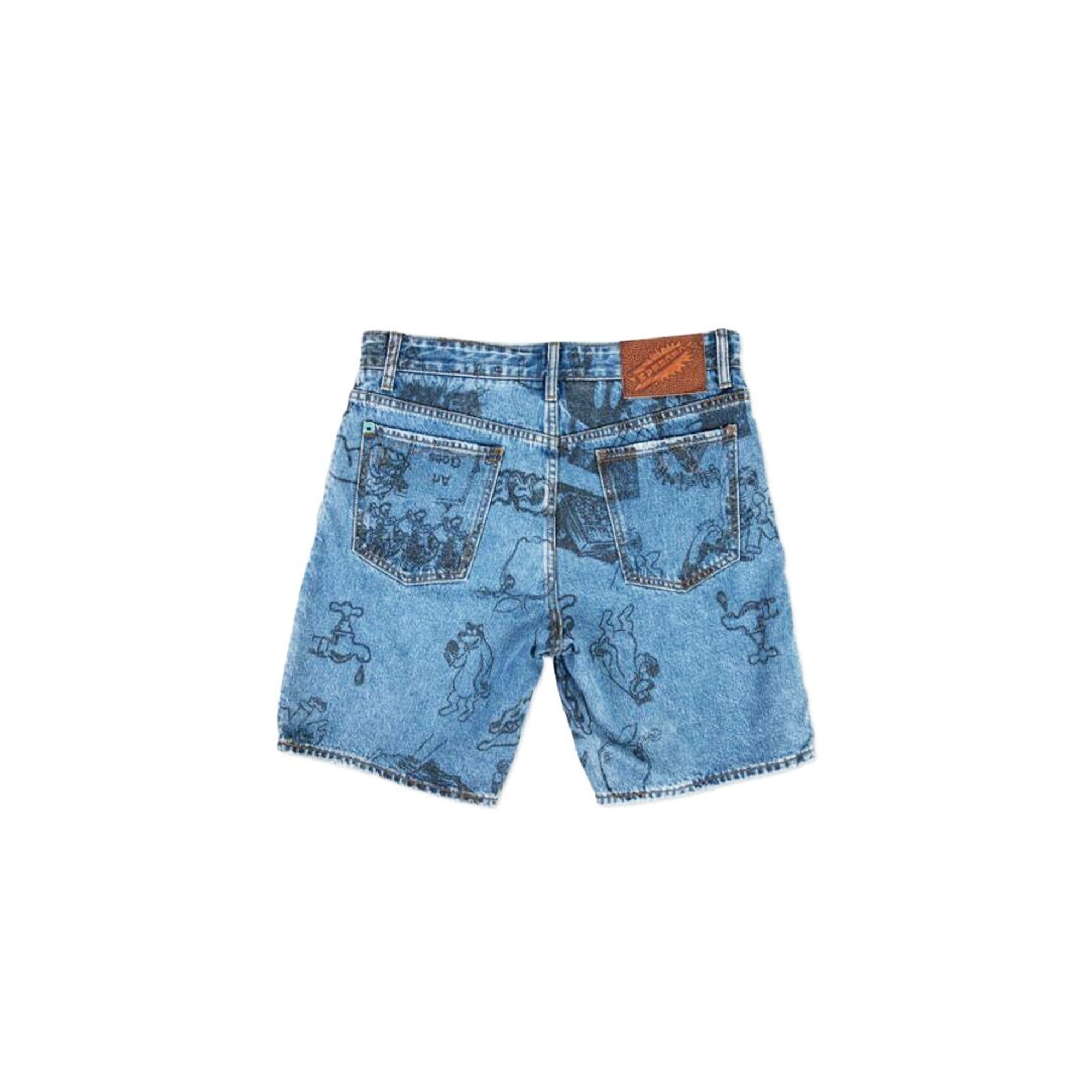 ICECREAM Mens Sun Out Jean Shorts