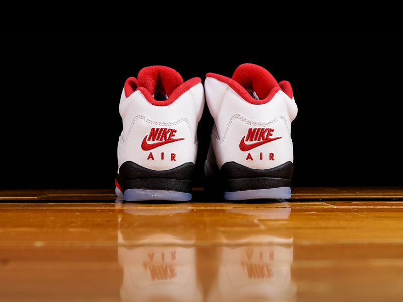 Air Jordan Kids 5 Retro GS Fire Red Shoes