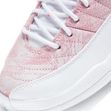 Air Jordan 12 Youth Retro 'White/Arctic Punch-Hyper Pink' Shoes