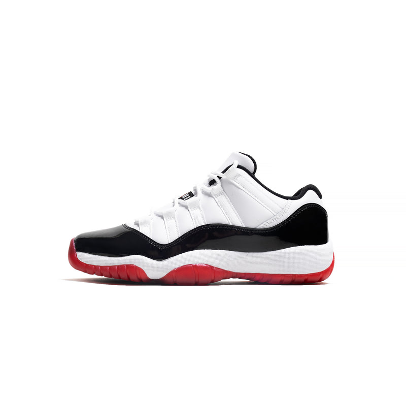 Kids Air Jordan Retro 11 Low GS 'Gym Red' Shoes | 528896-160 | Renarts